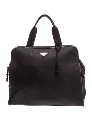 Tessuto Nylon Top Handle Bag