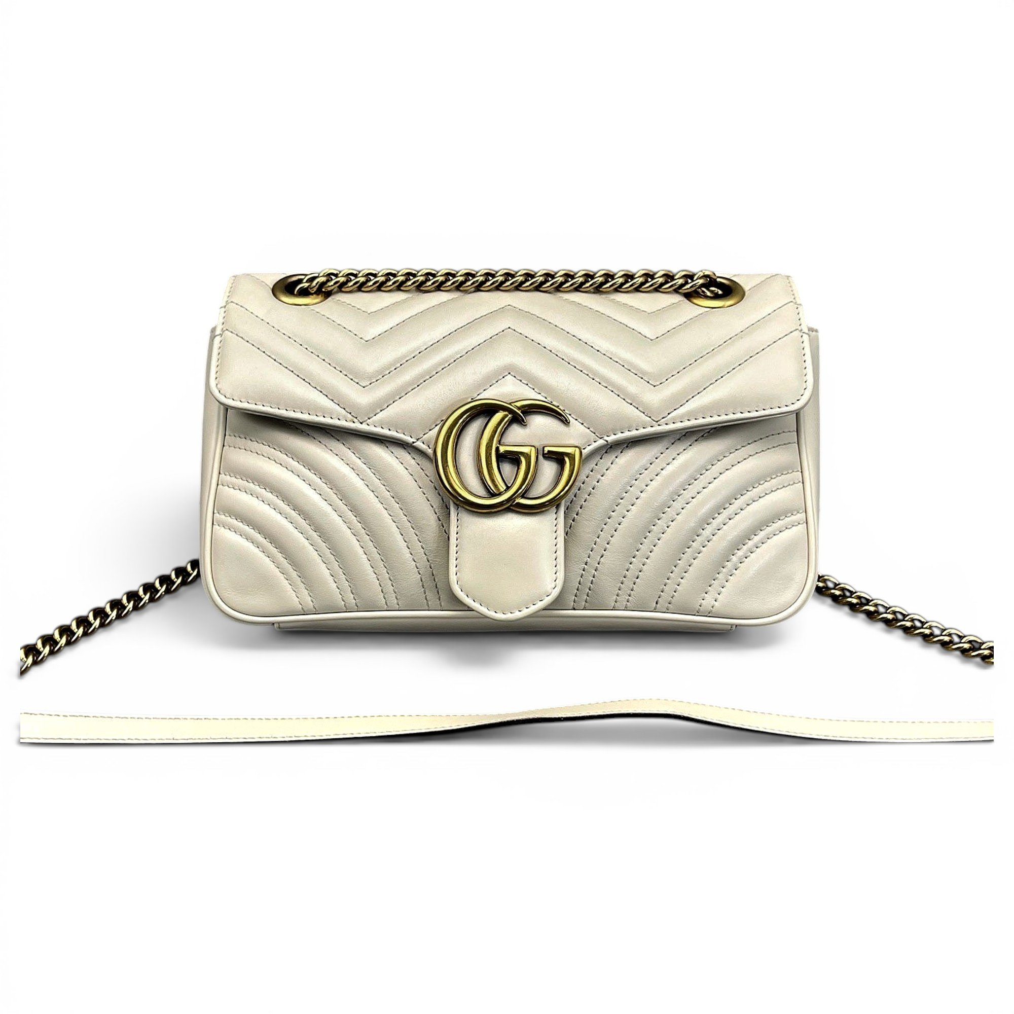 GG Marmont Flap leather handbag