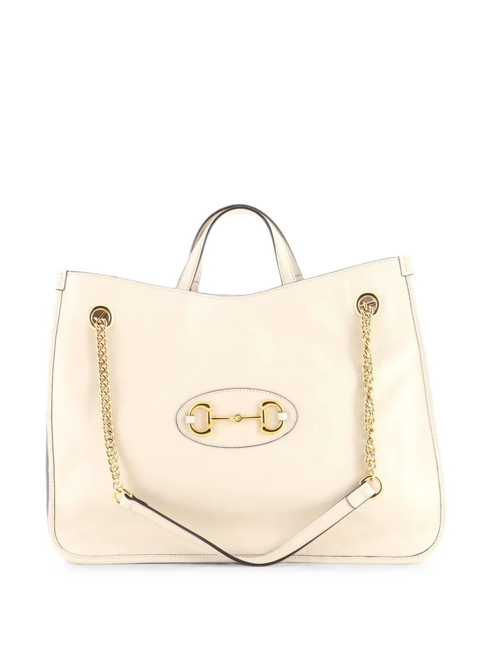Horsebit 1955 Chain Leather Large tote bag