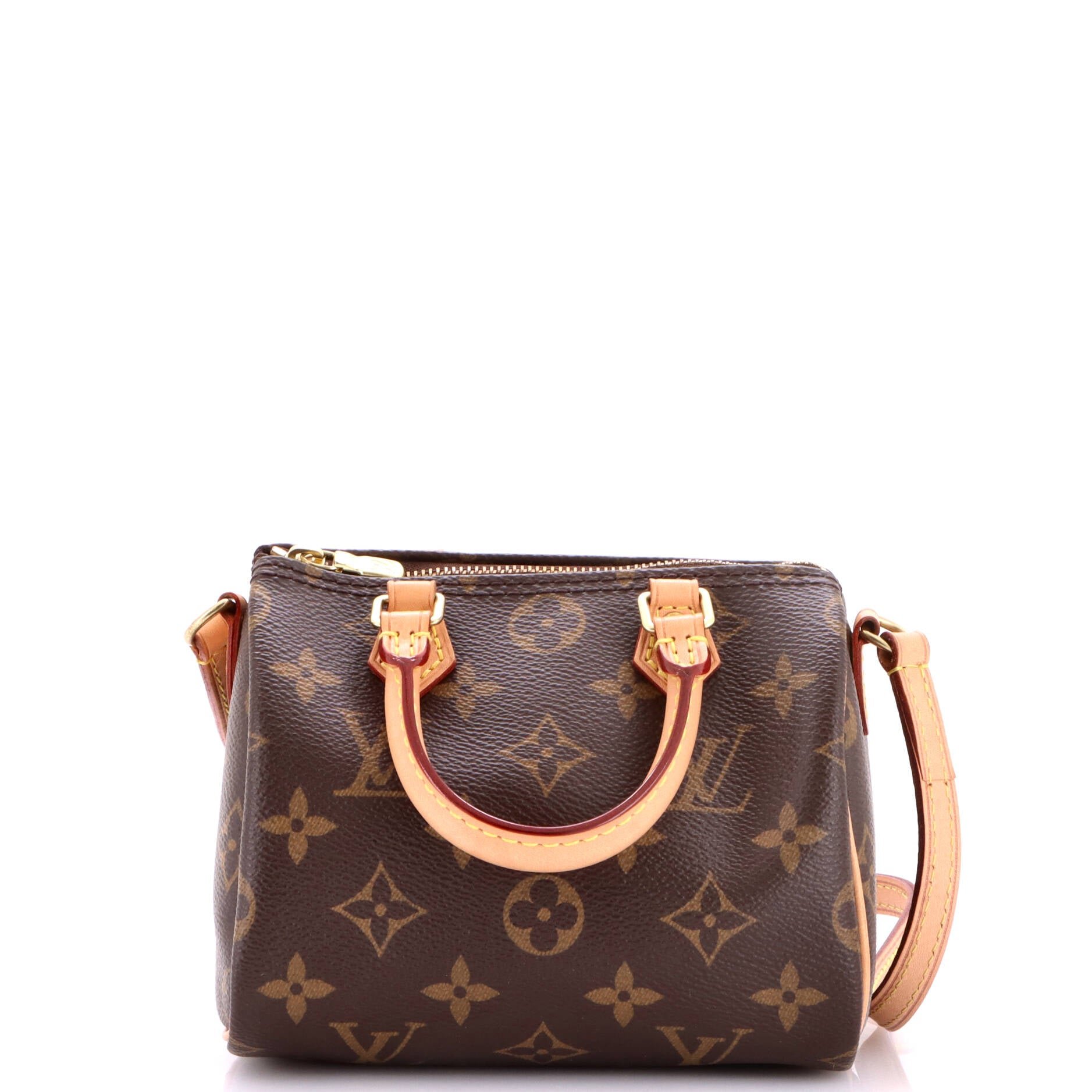 Louis Vuitton Speedy Bandouliere Bag Monogram Canvas Nano
