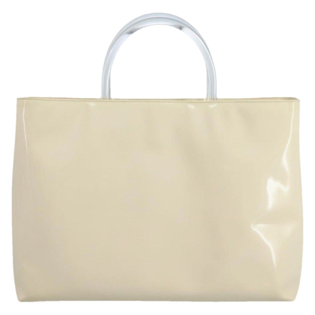 Patent leather handbag