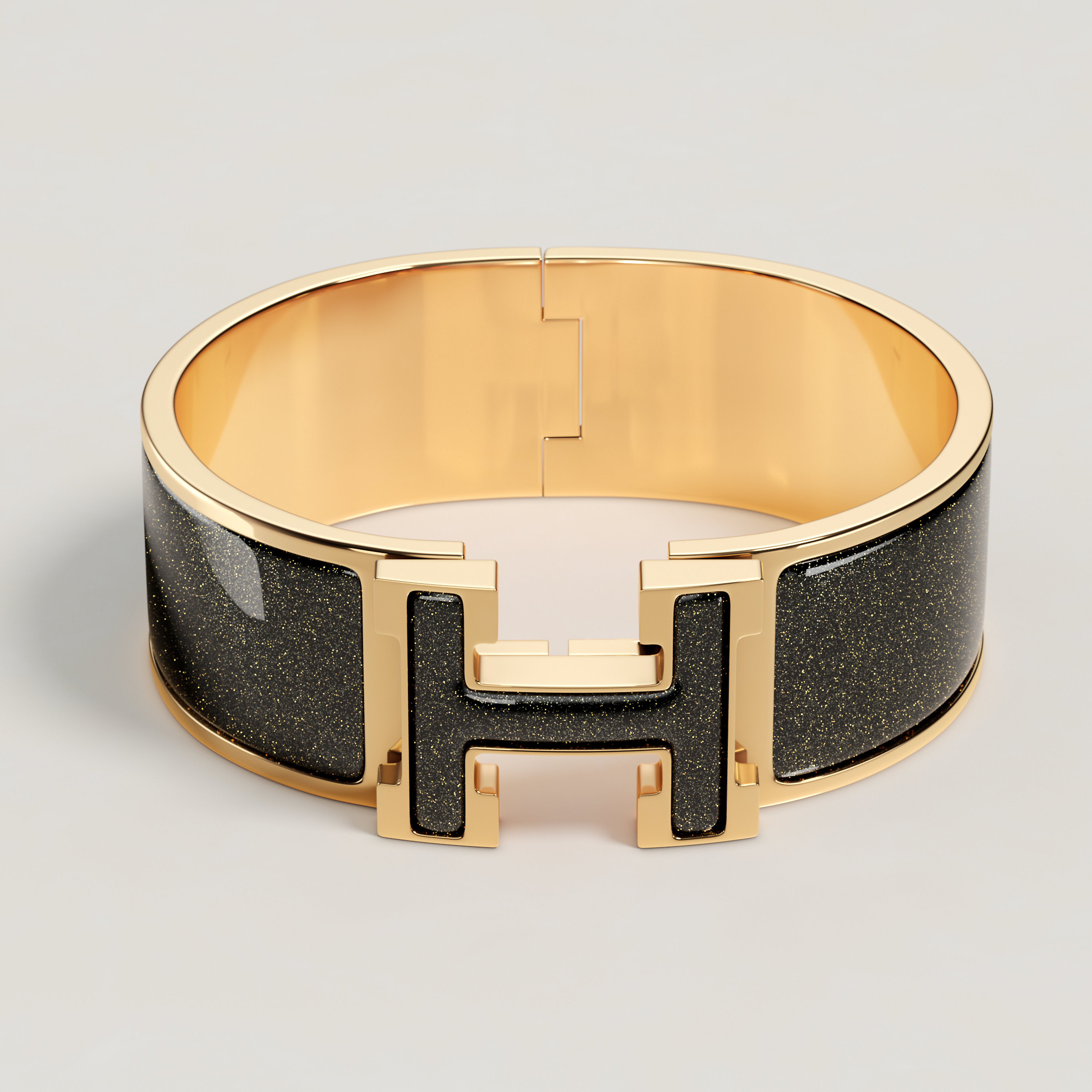 Clic Clac H Glitter bracelet