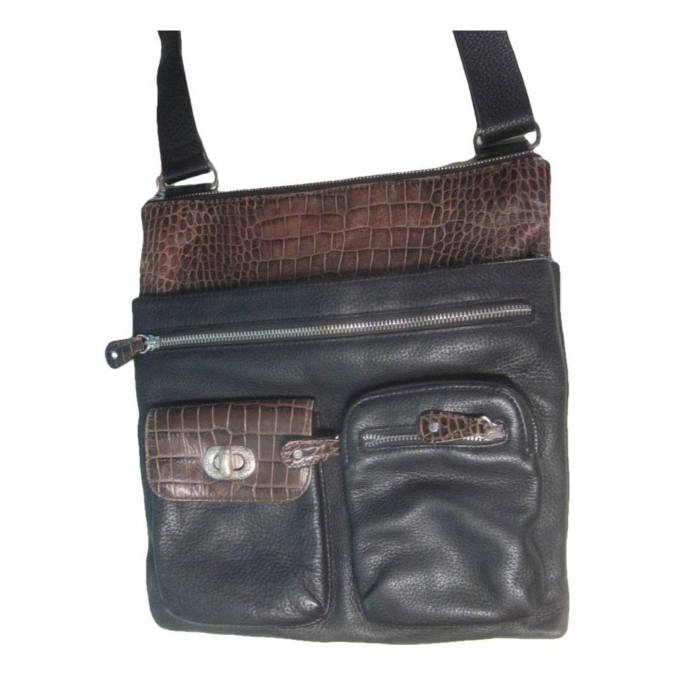 Leather crossbody bag