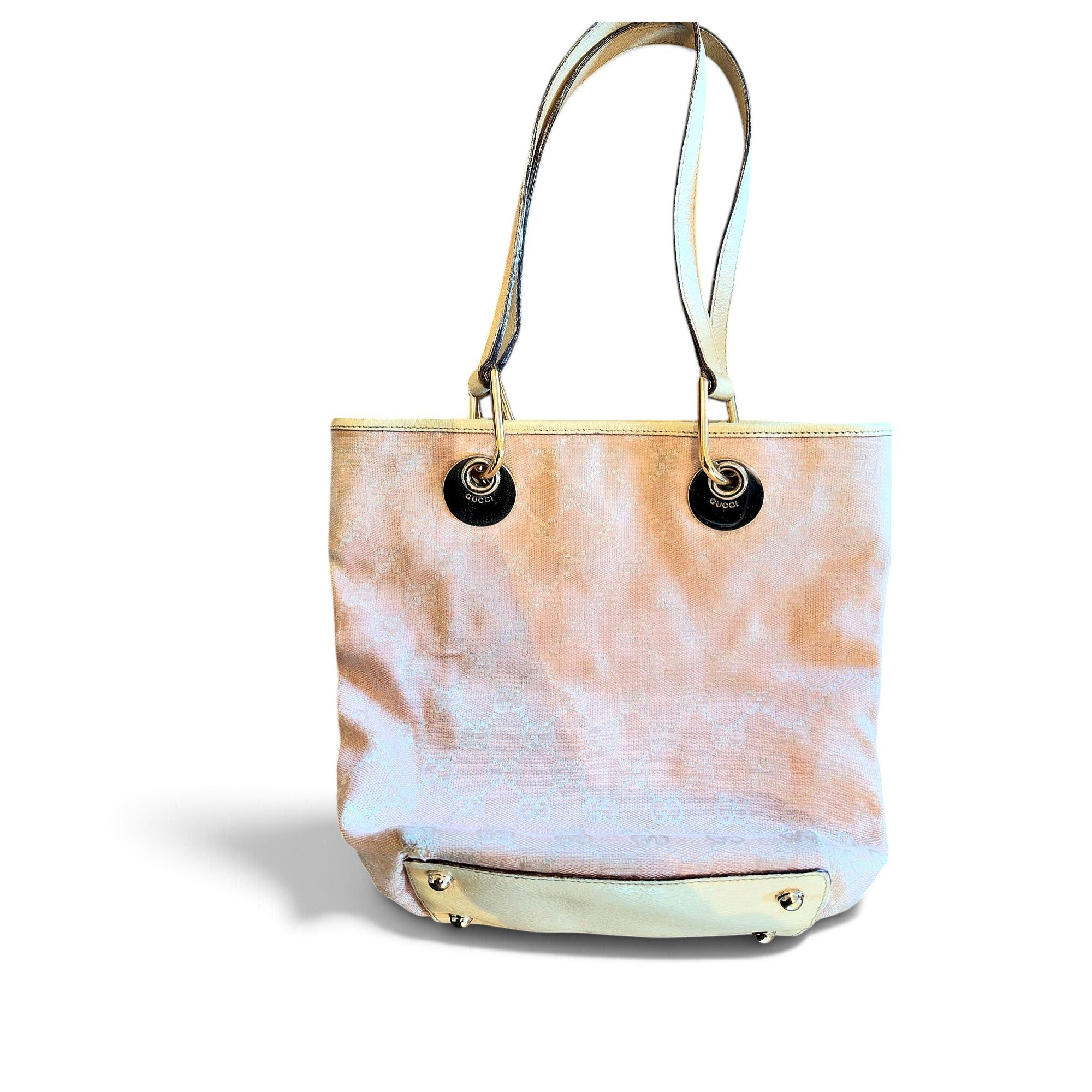 Leather tote