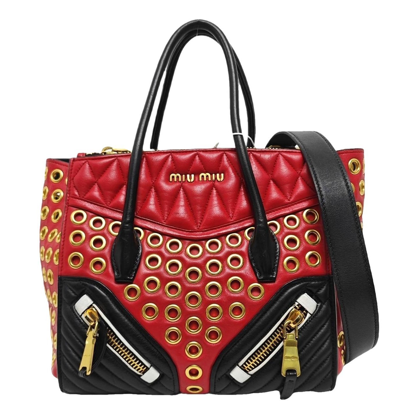 Leather handbag