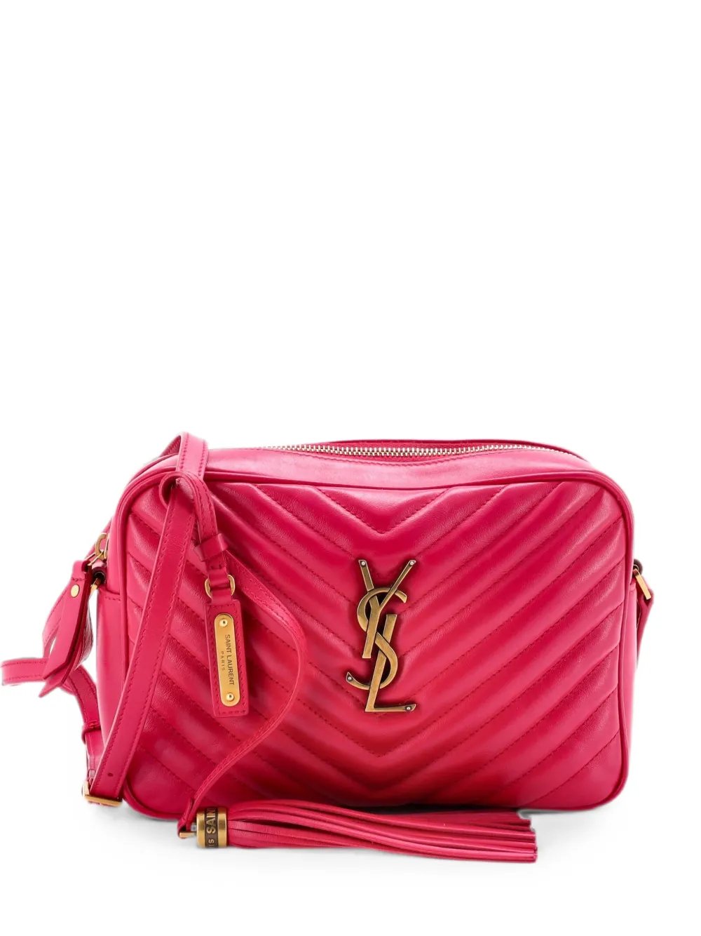 Lou Camera Bag Matelasse Chevron Leather Small crossbody bag