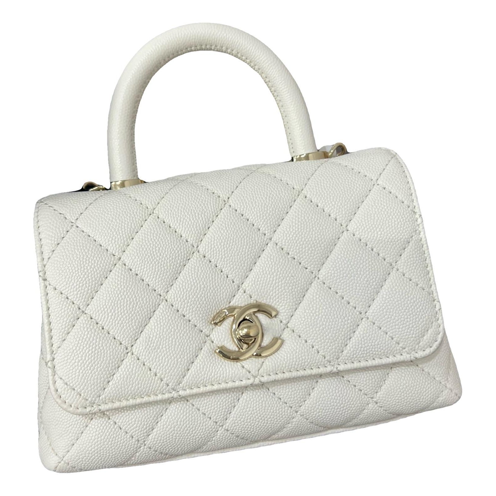 Coco Handle leather handbag