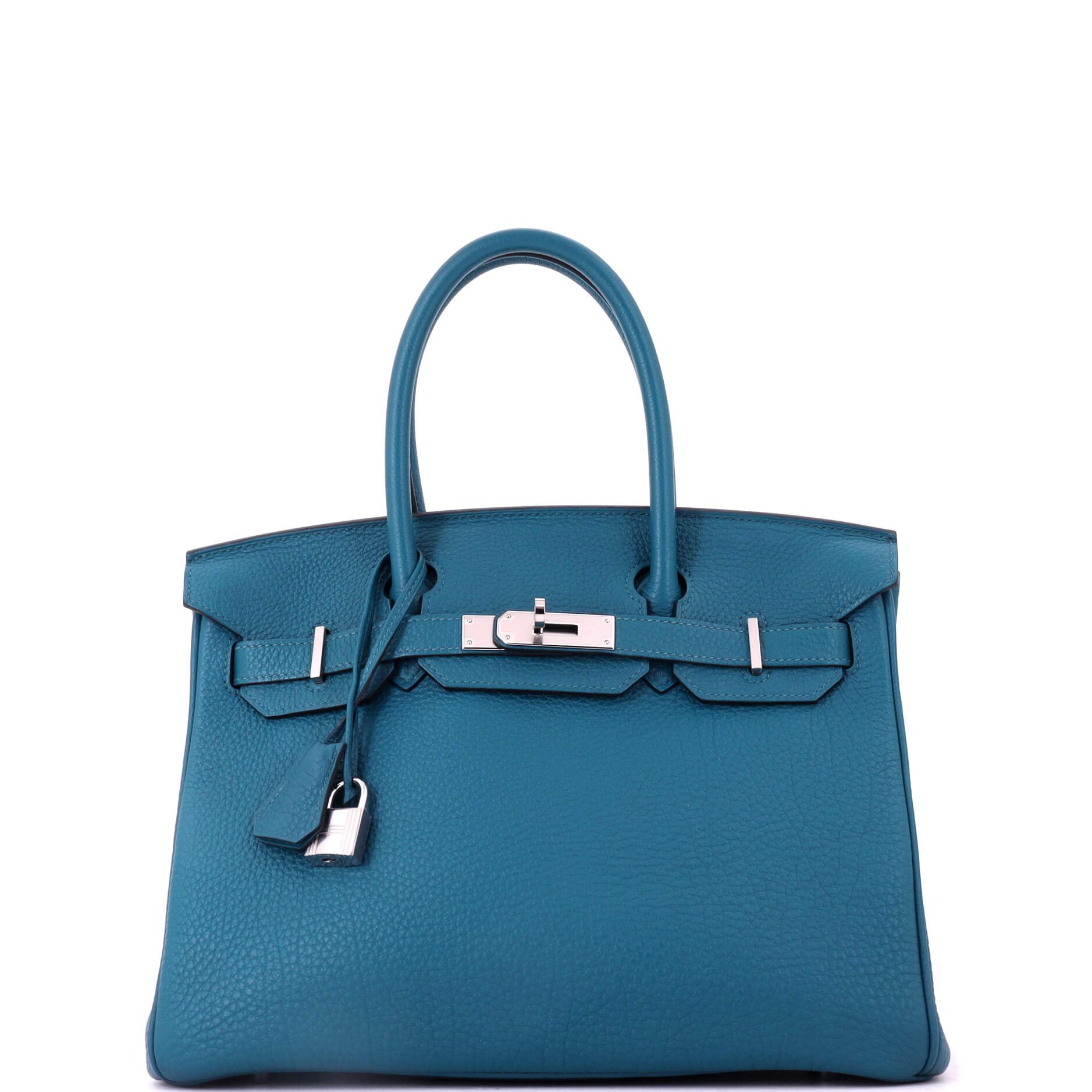Birkin Handbag Colvert Togo with Palladium Hardware 30