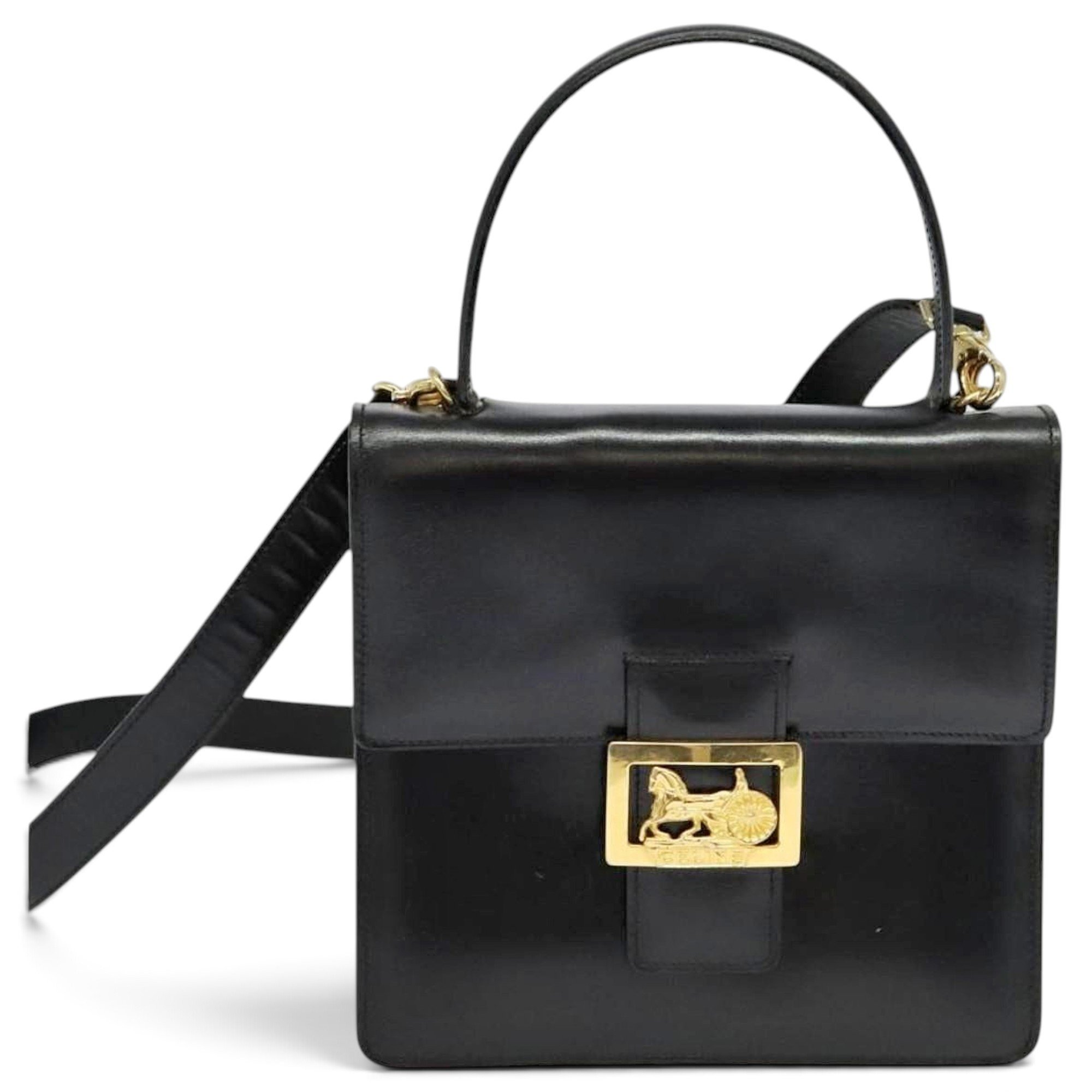 Classic leather handbag