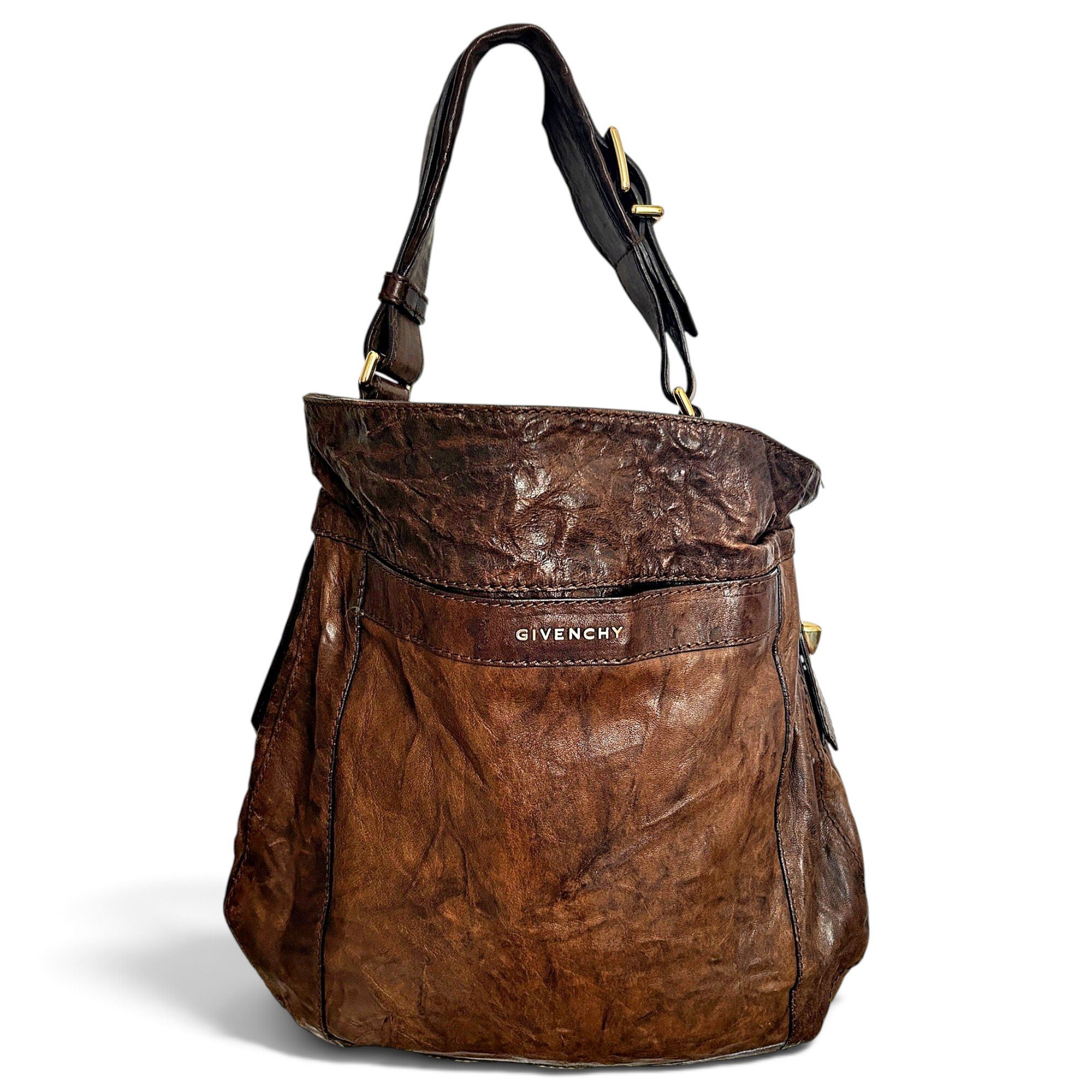 Leather handbag