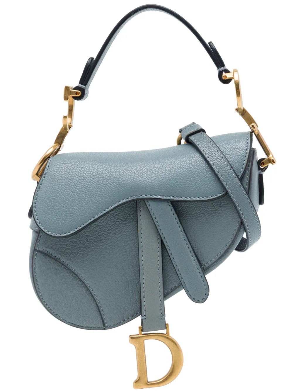 2022 Micro Goatskin Saddle Bag satchel