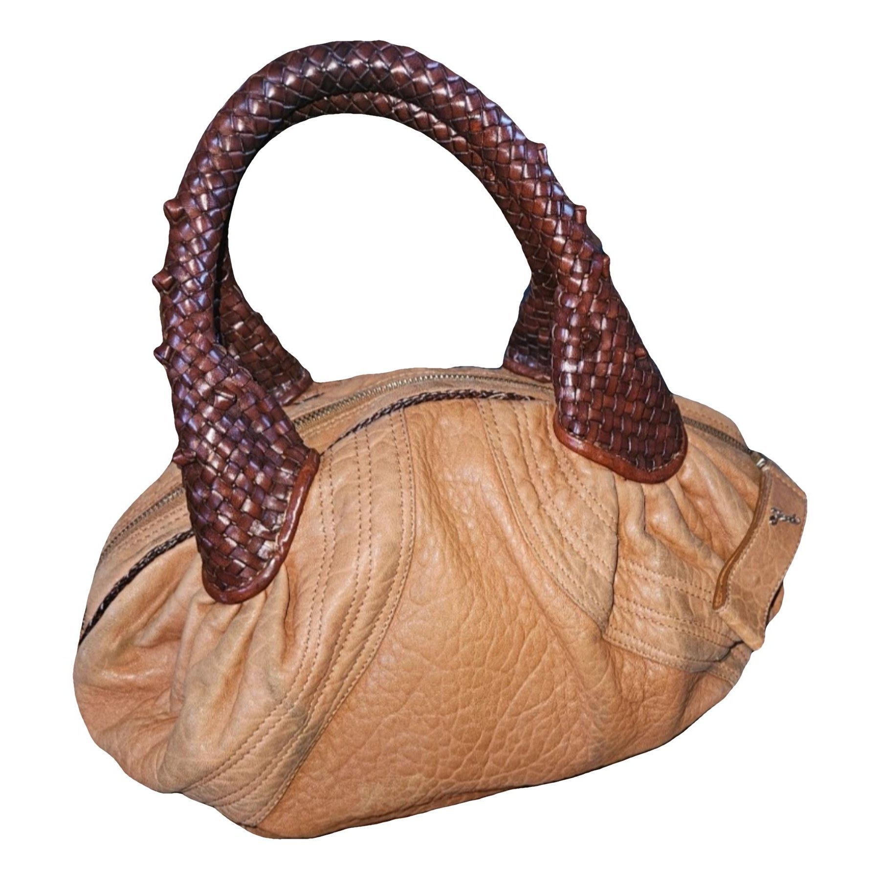 Spy leather handbag