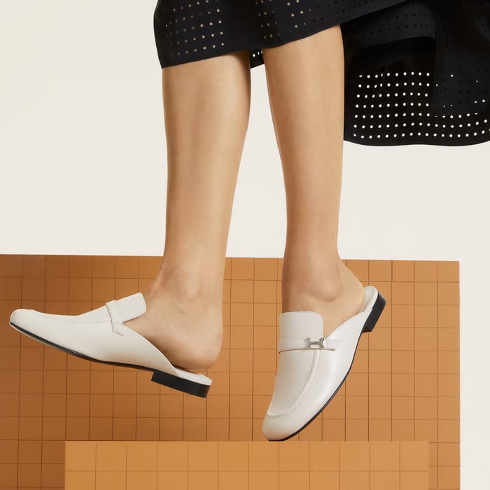 Blanc De Paris Iena Mule