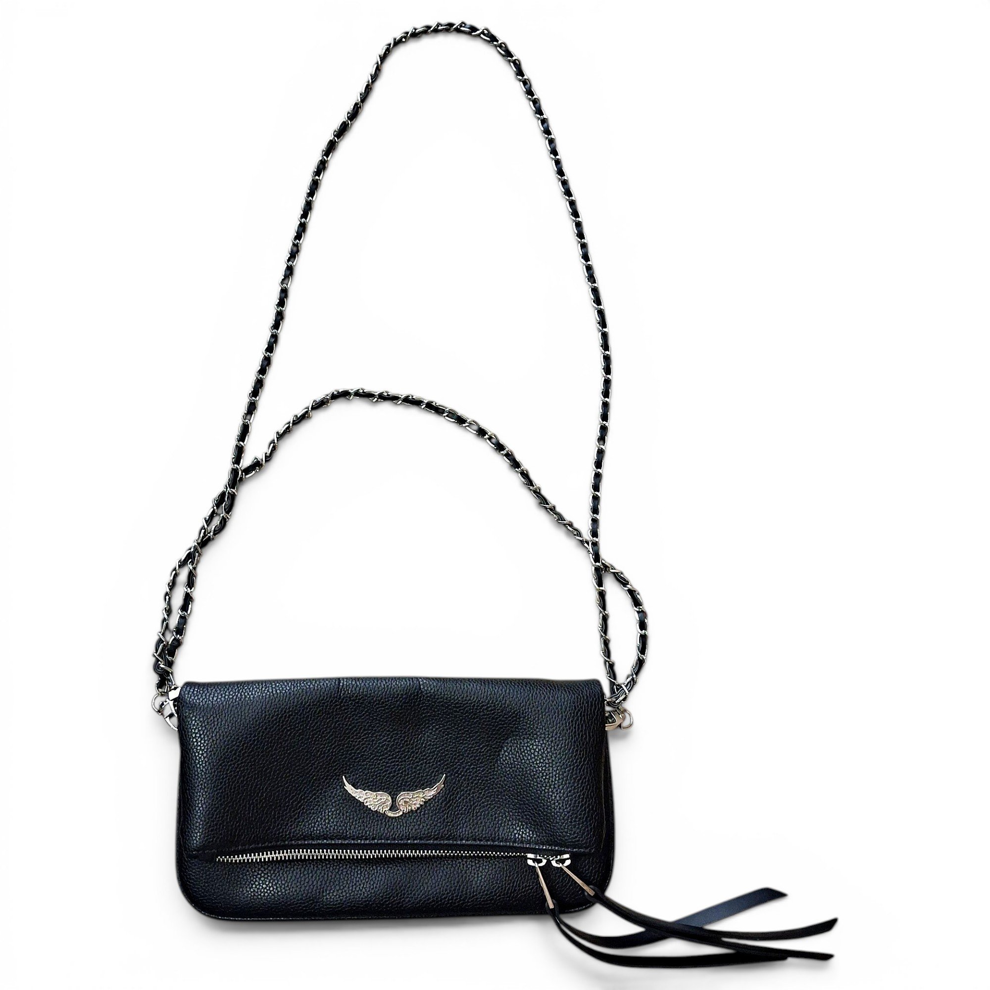 Rock leather crossbody bag