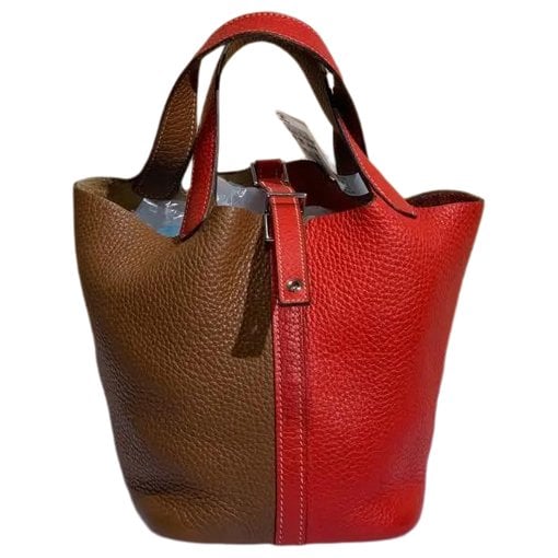Picotin leather handbag