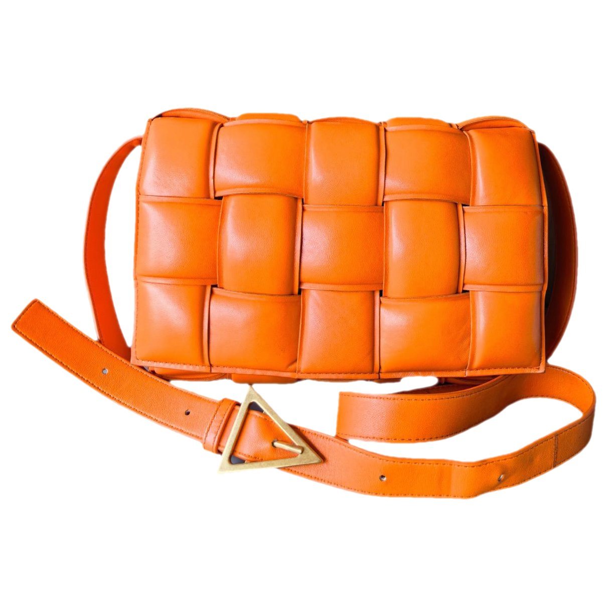 Cassette Padded leather handbag