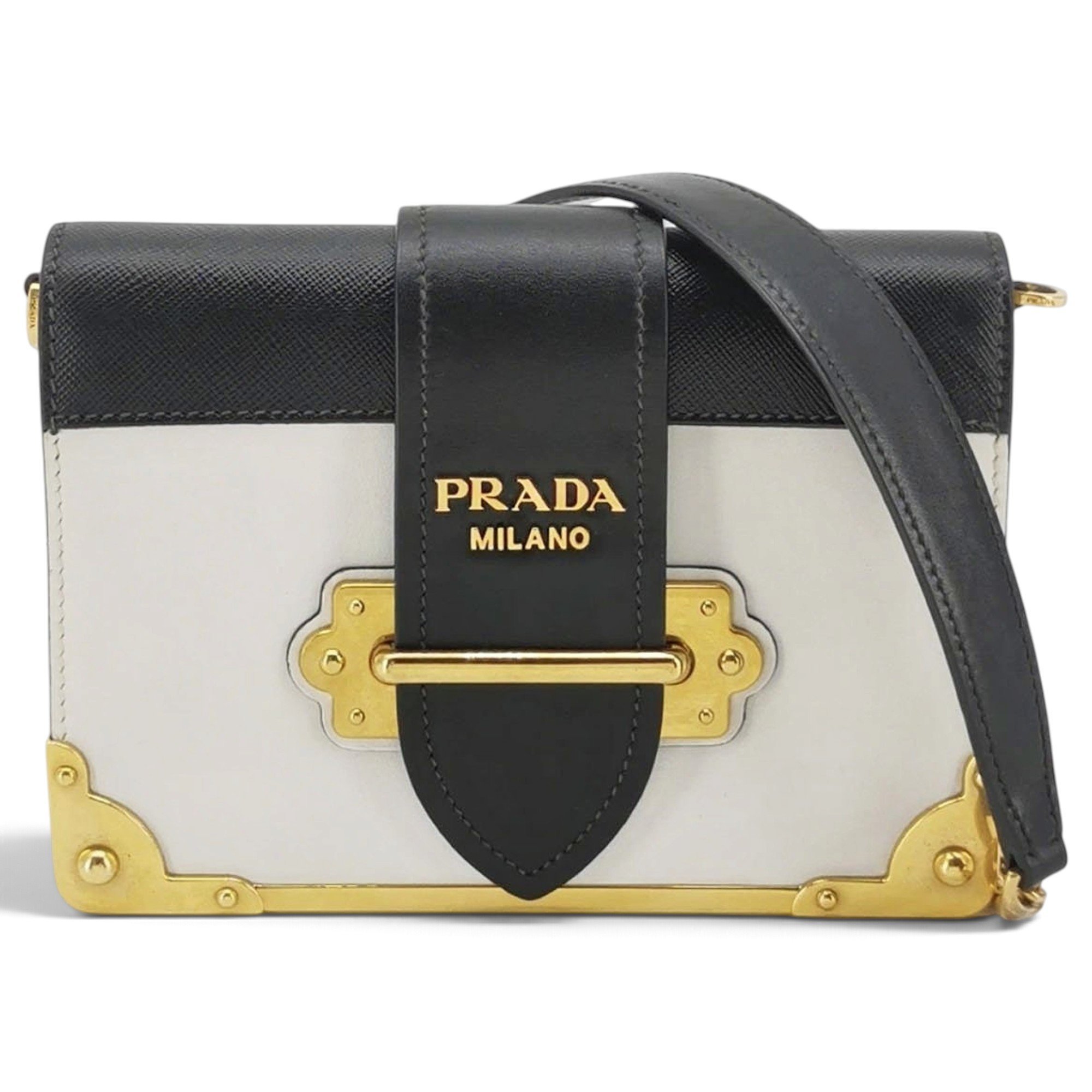 Cahier leather handbag