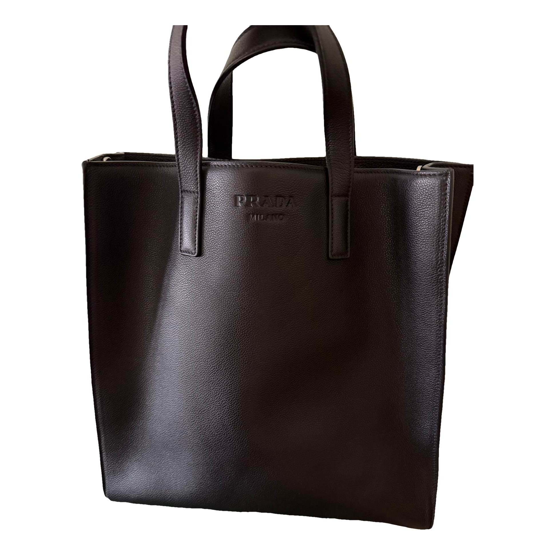Leather tote
