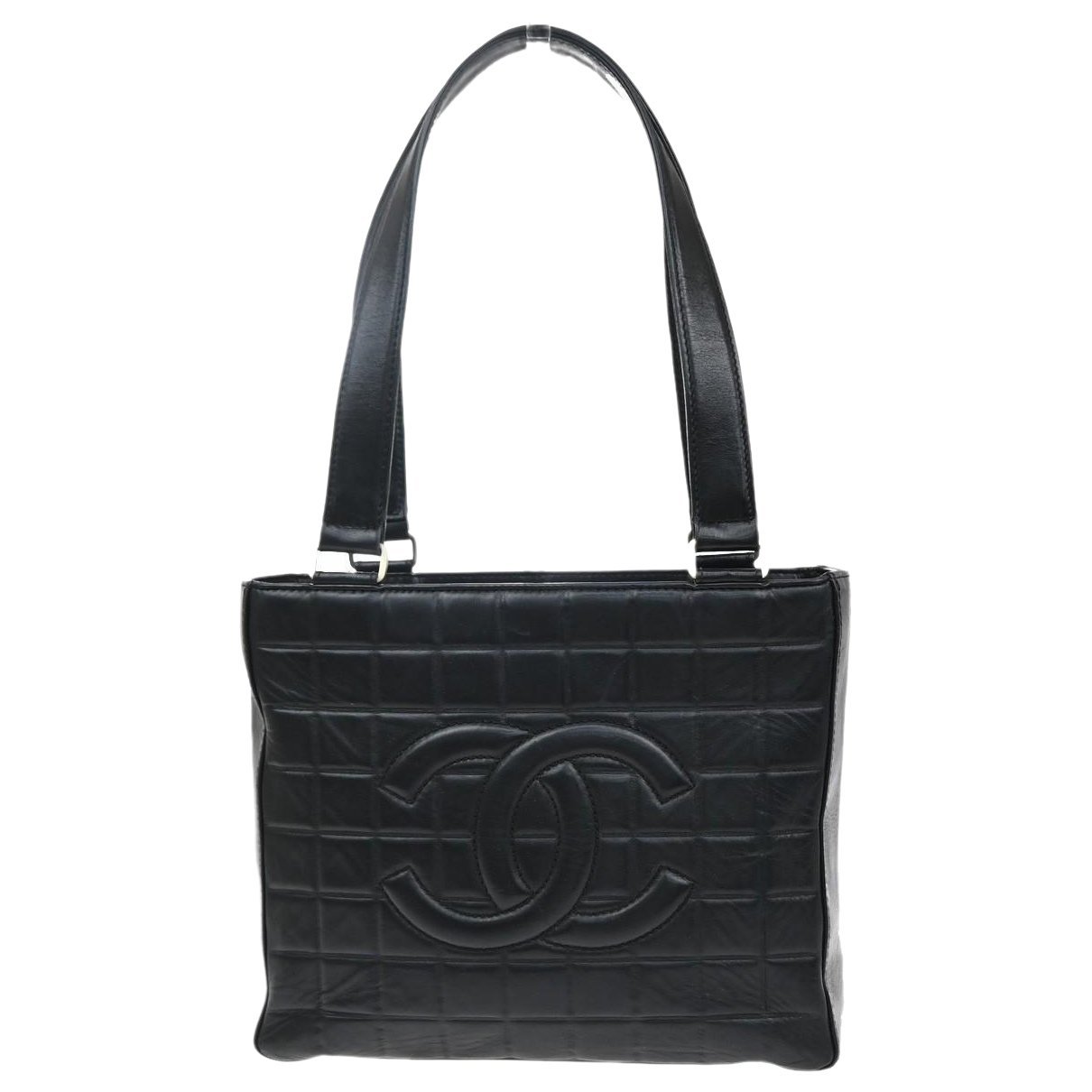 East West Chocolate Bar leather tote