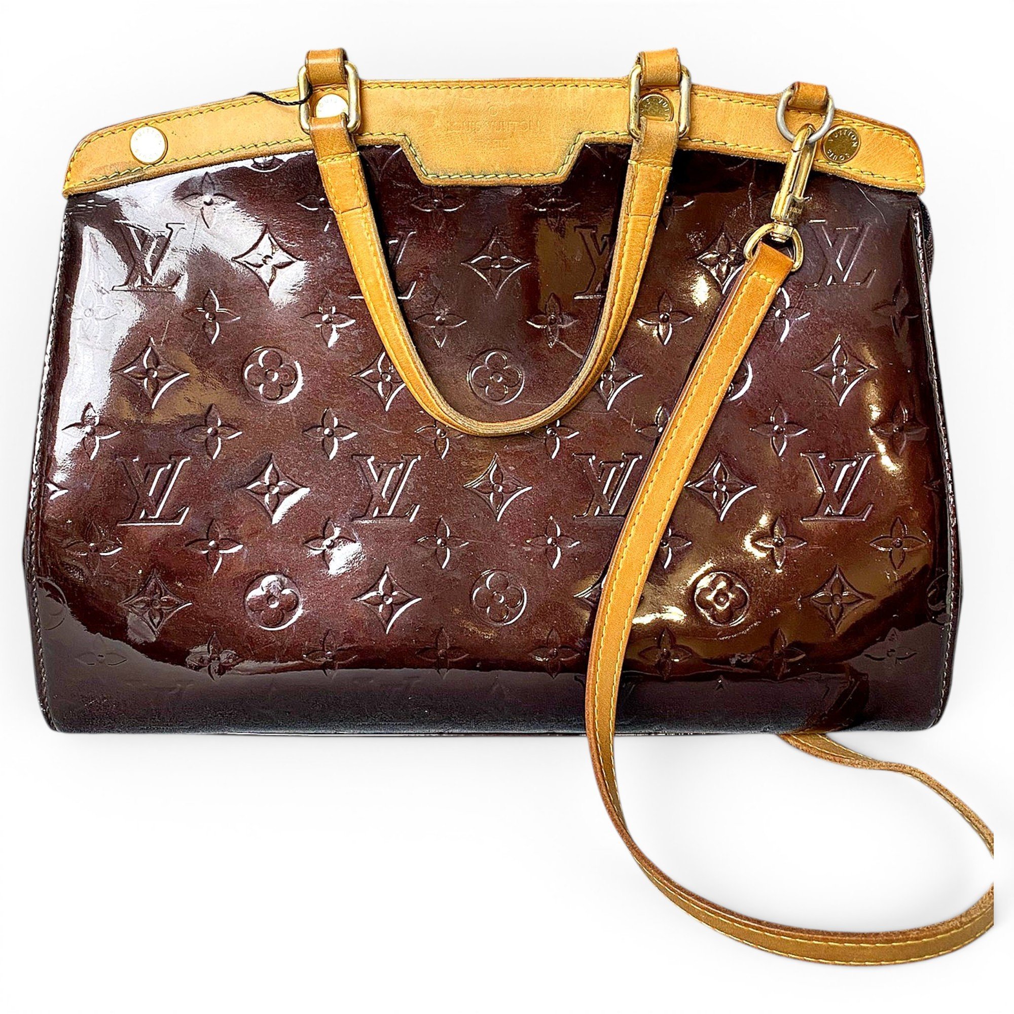 Bréa leather handbag