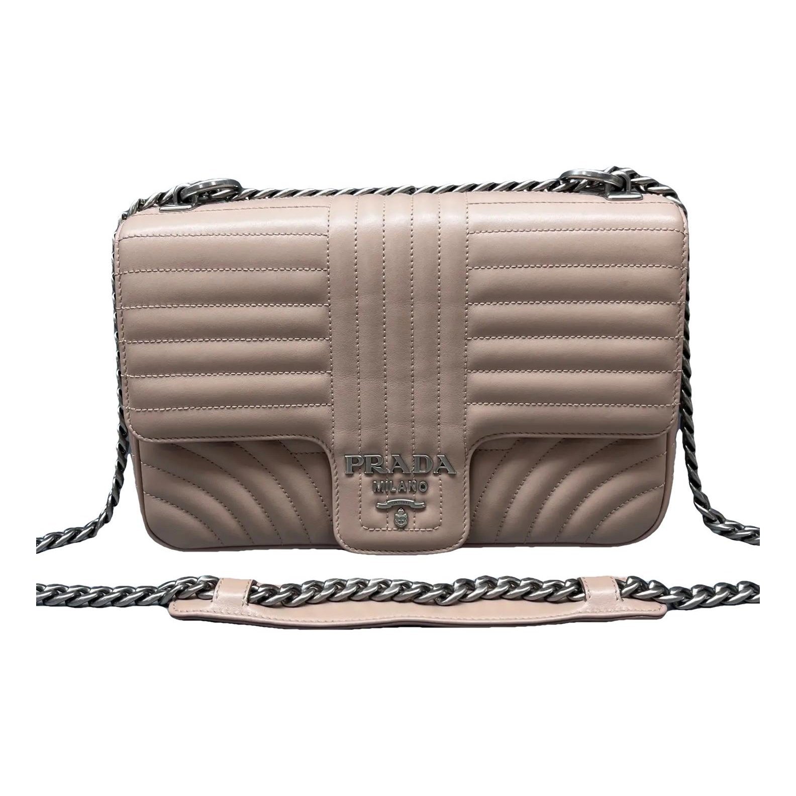 Diagramme leather crossbody bag