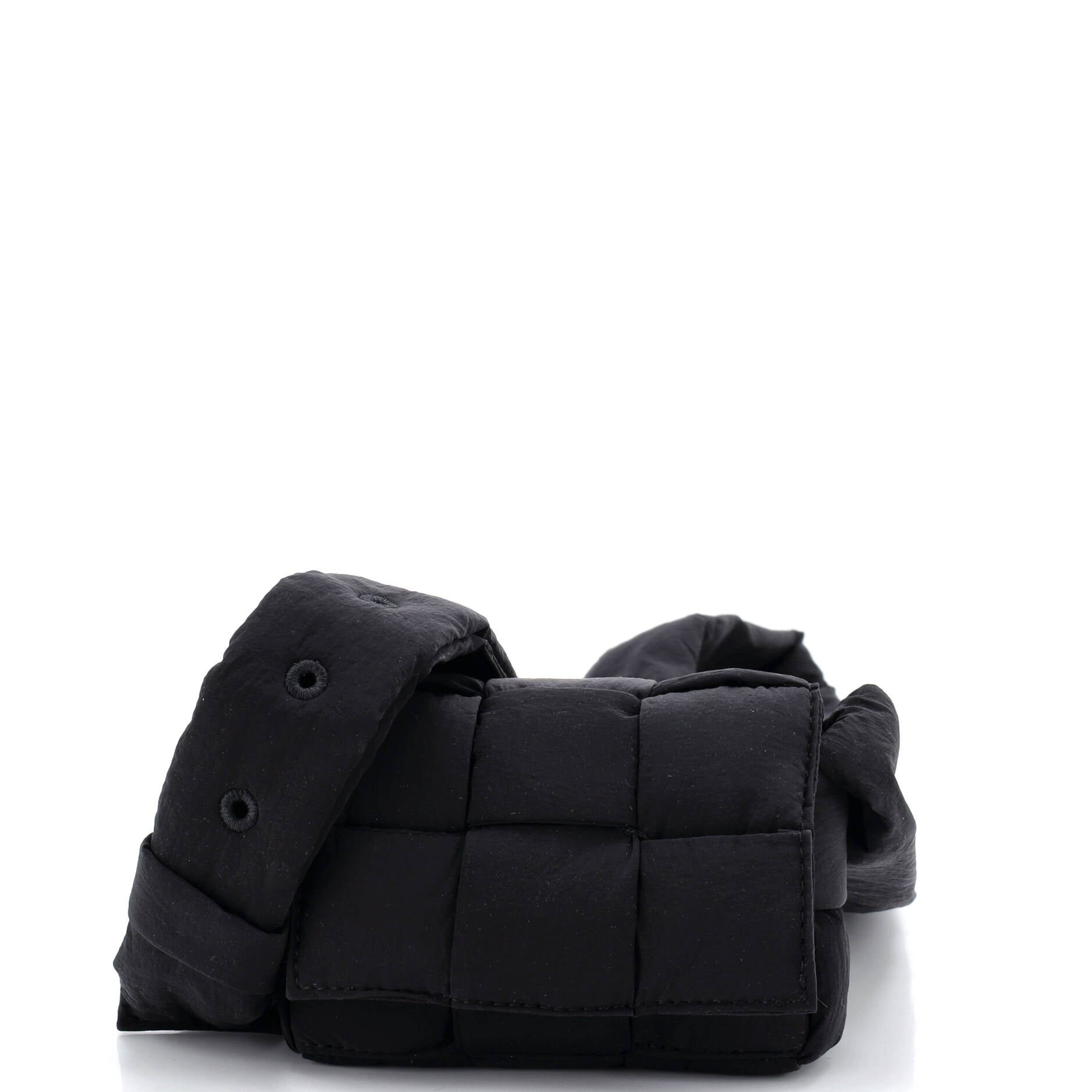 Bottega Veneta Cassette Crossbody Bag Maxi Intrecciato Nylon Extra Mini