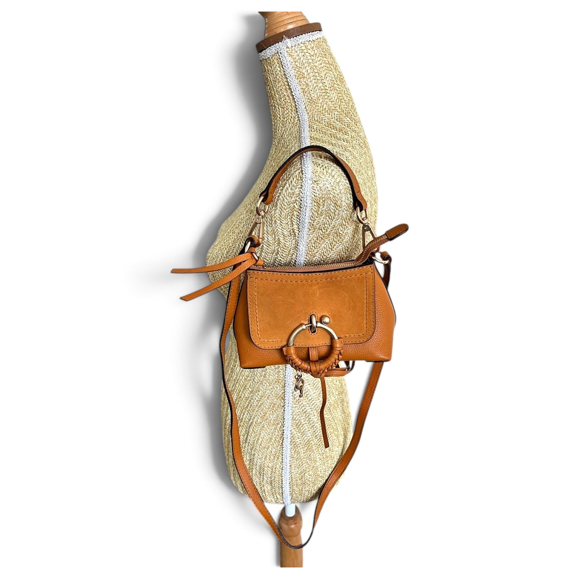 Leather crossbody bag