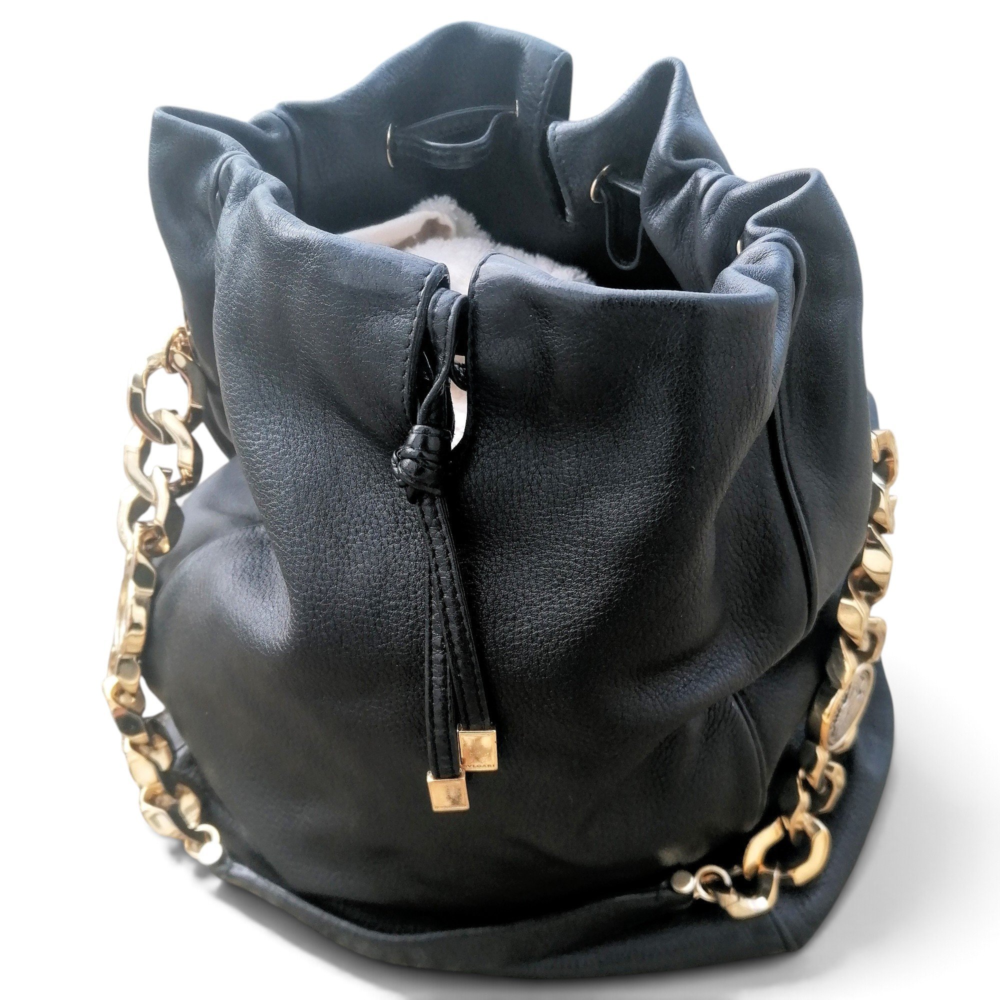 Leather handbag