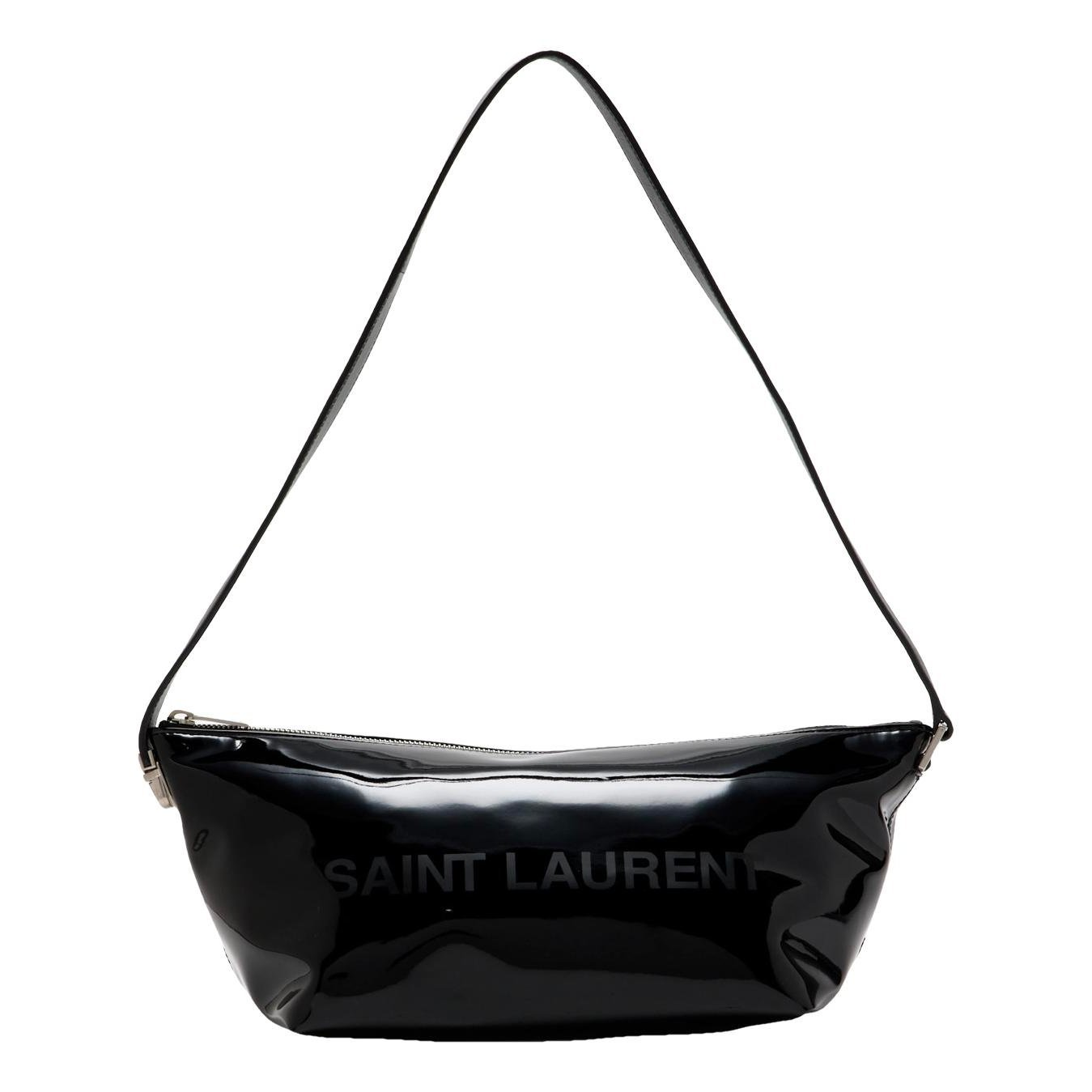 Patent leather crossbody bag