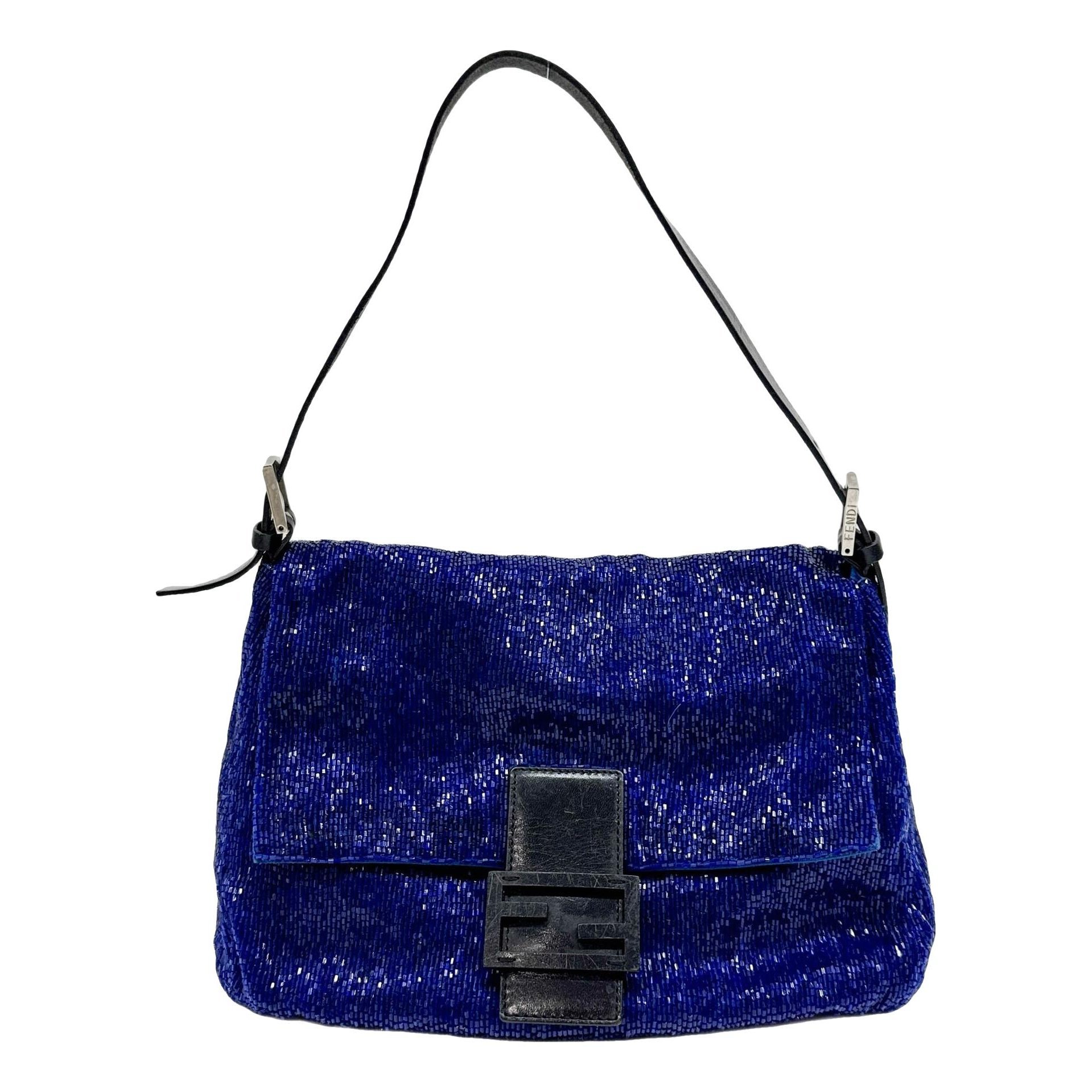 Mamma Baguette glitter handbag