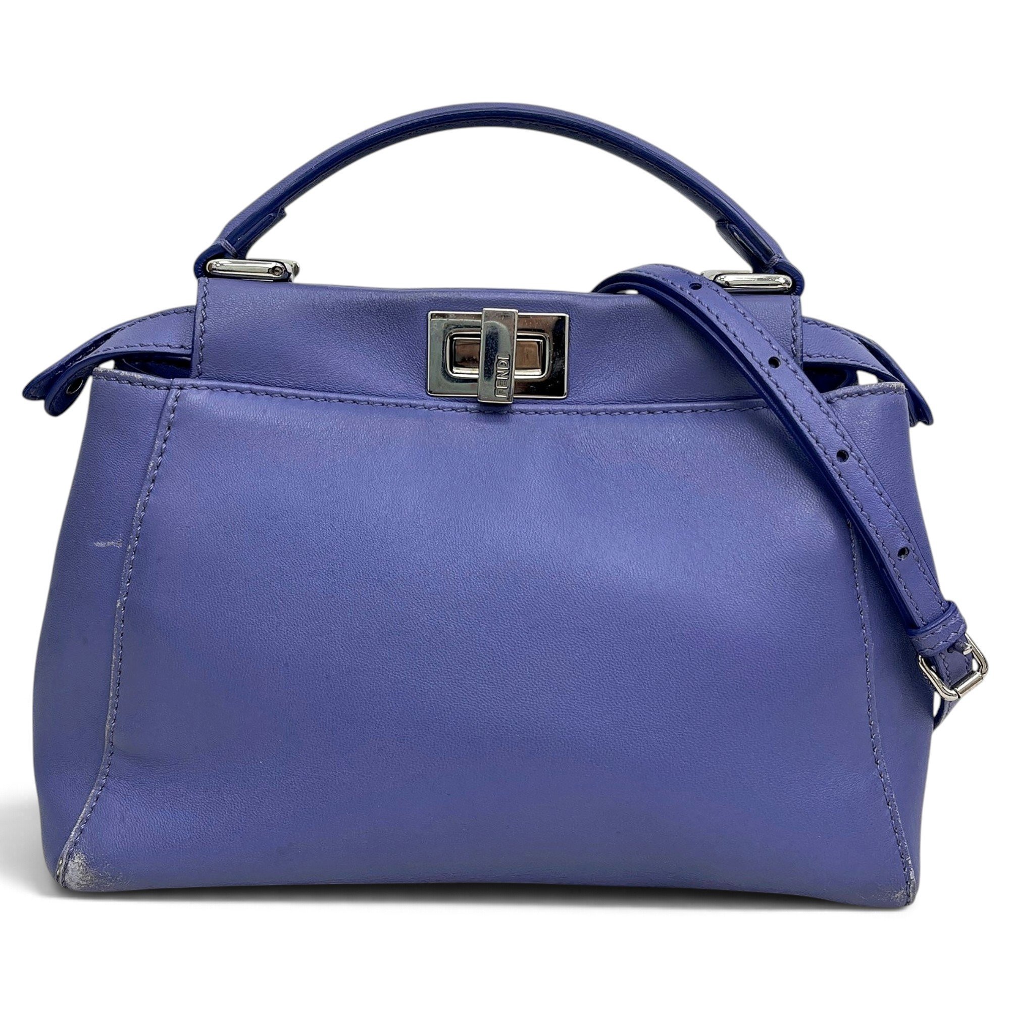 Peekaboo leather handbag