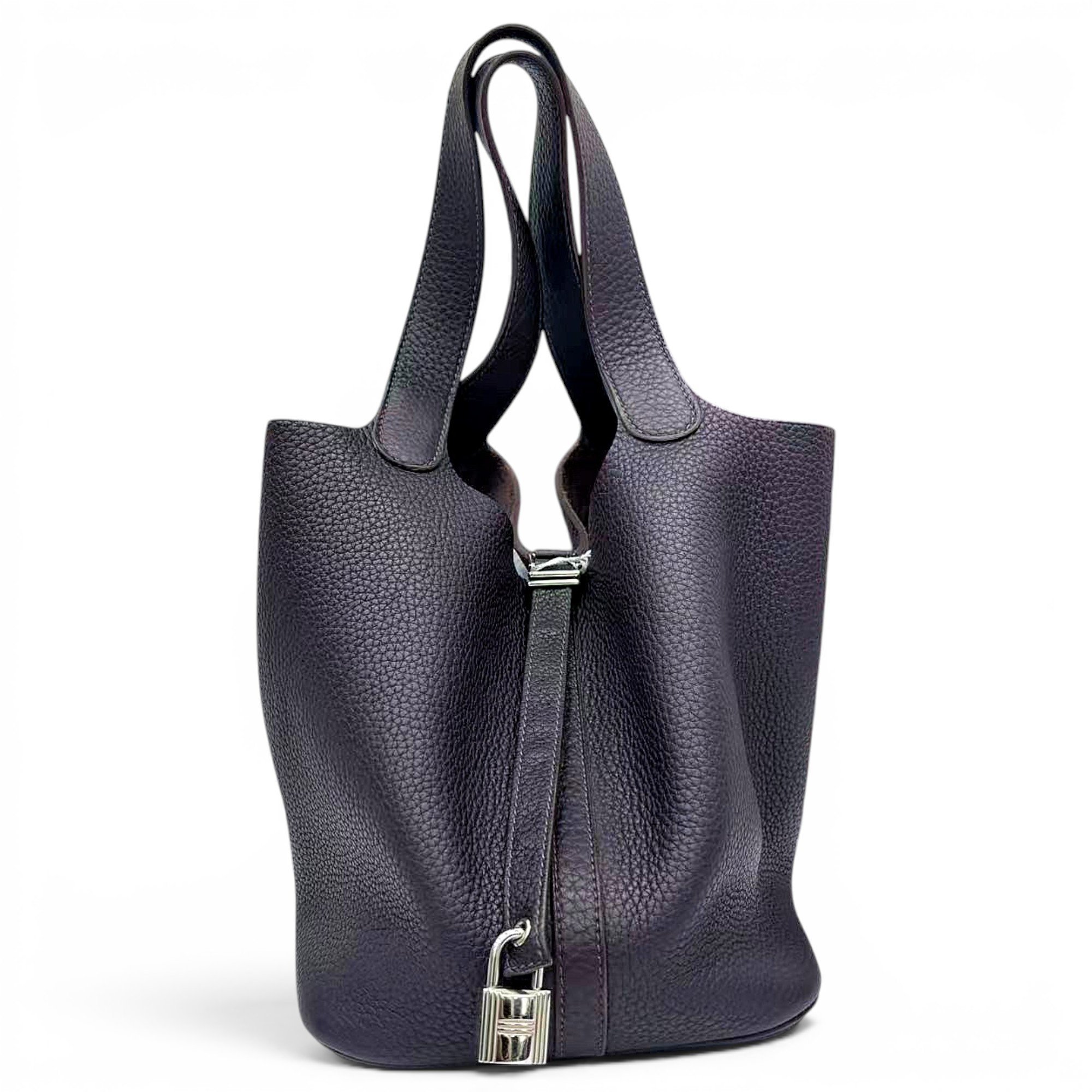 Picotin leather handbag