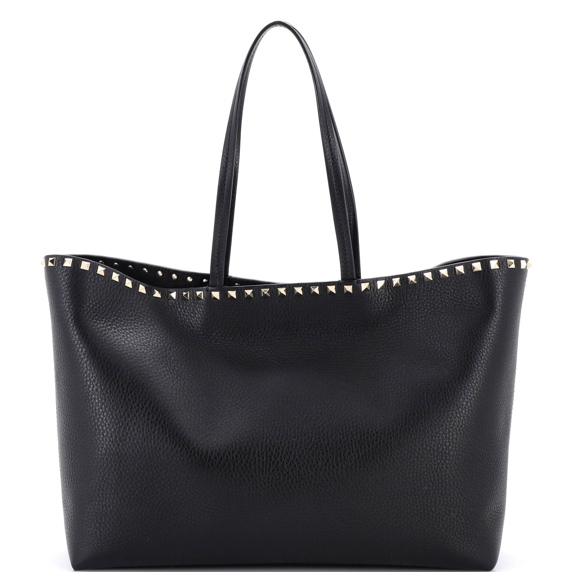 Valentino Garavani Rockstud Shopper Tote Leather Large