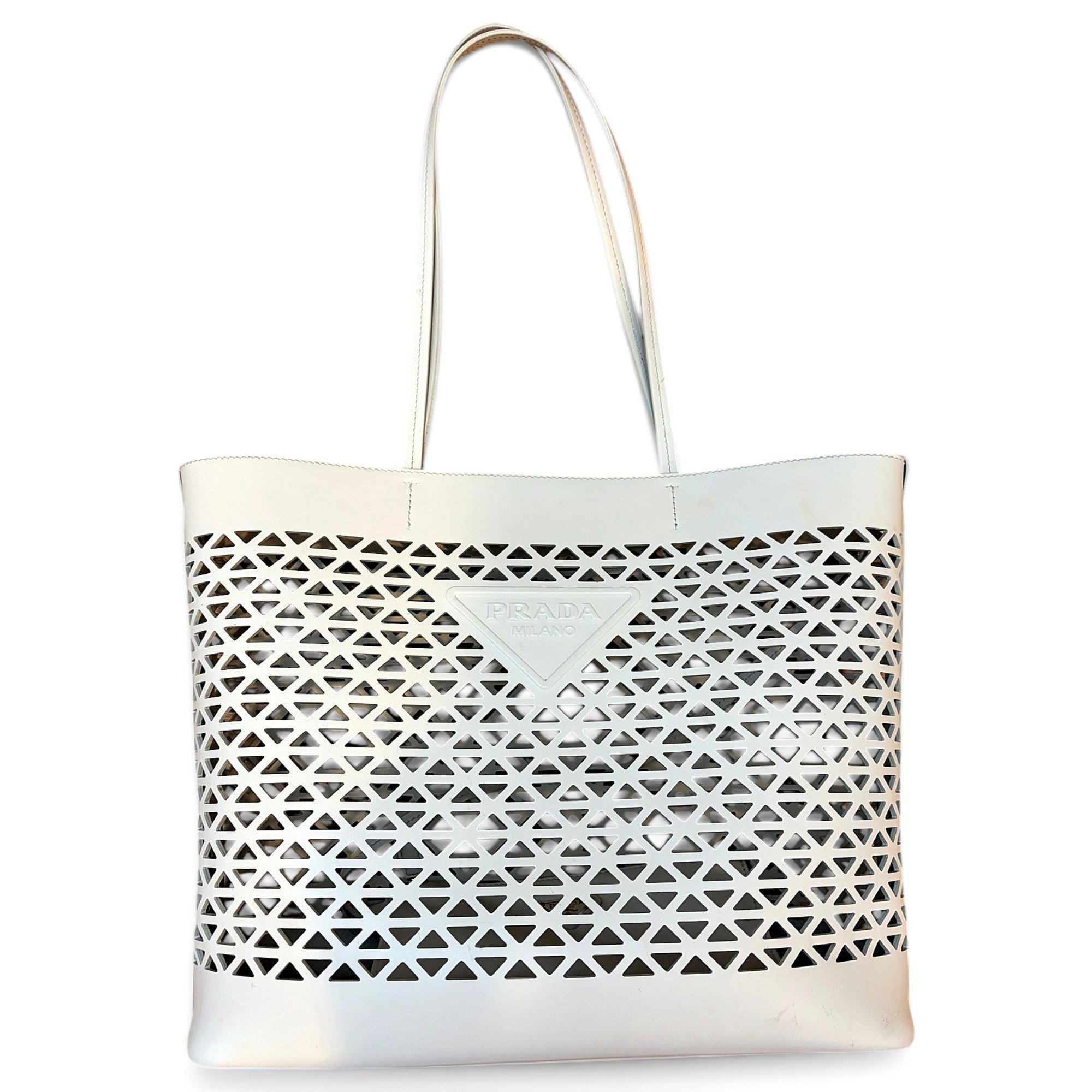 Leather tote