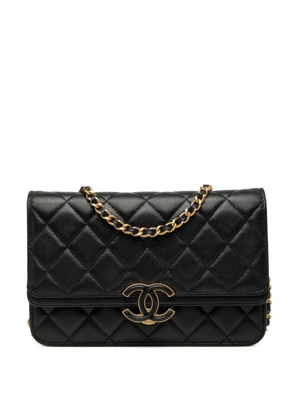 2019 CC Quilted Lambskin Chic Wallet on Chain crossbody bag