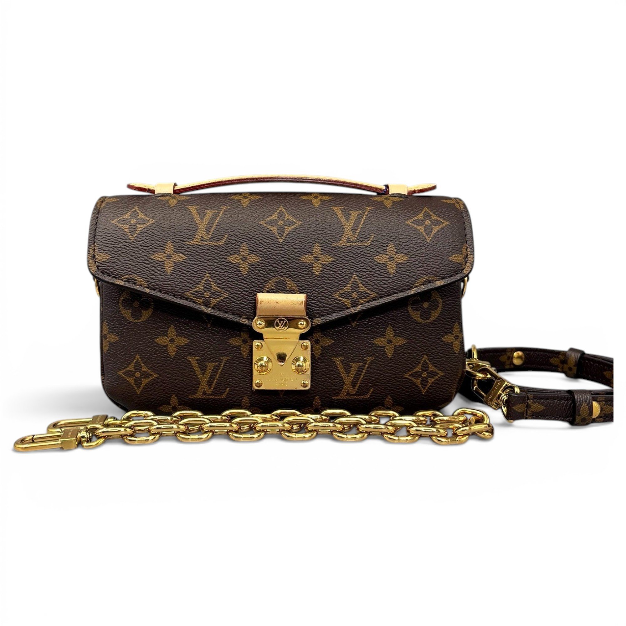 Metis East West leather crossbody bag