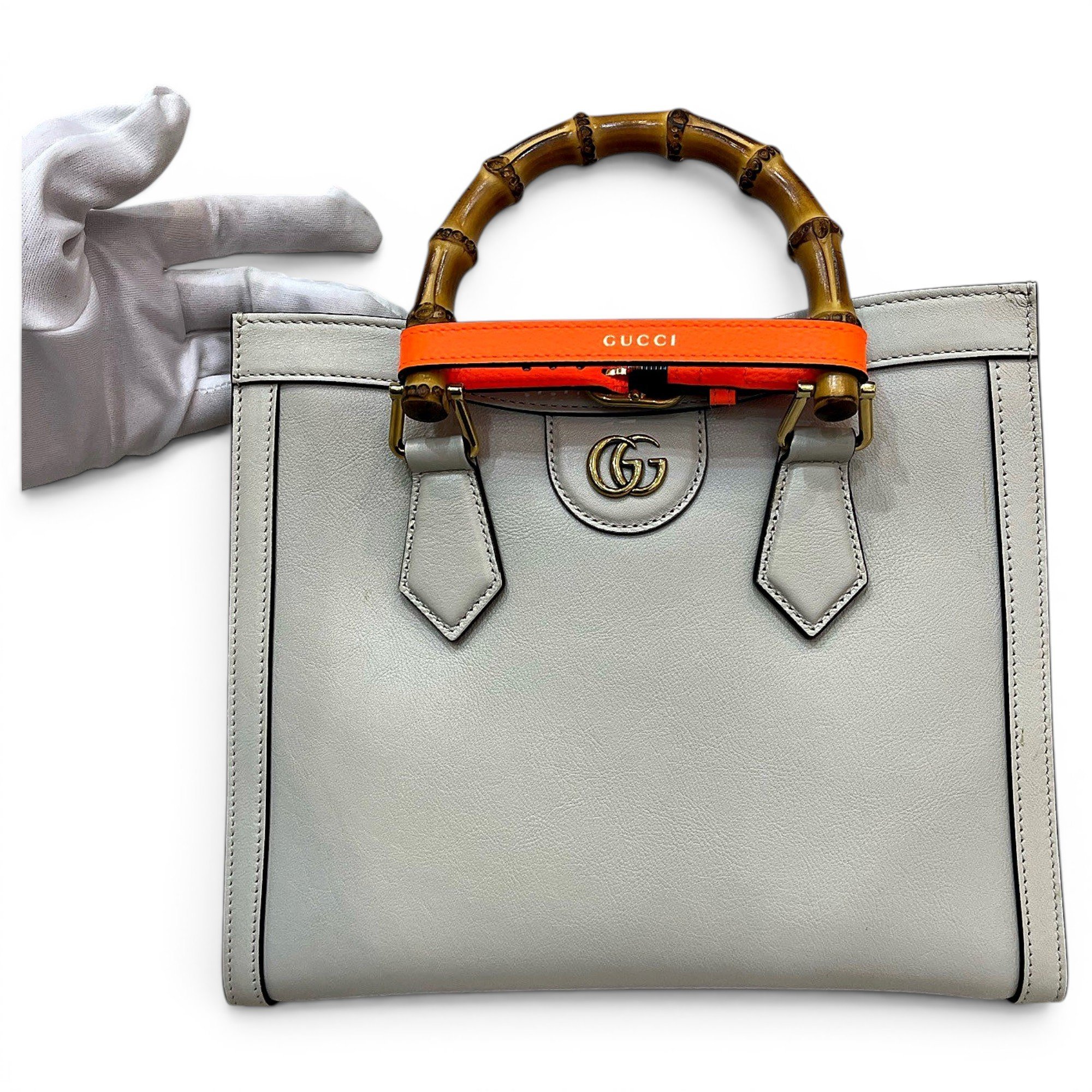 Diana Bamboo leather tote
