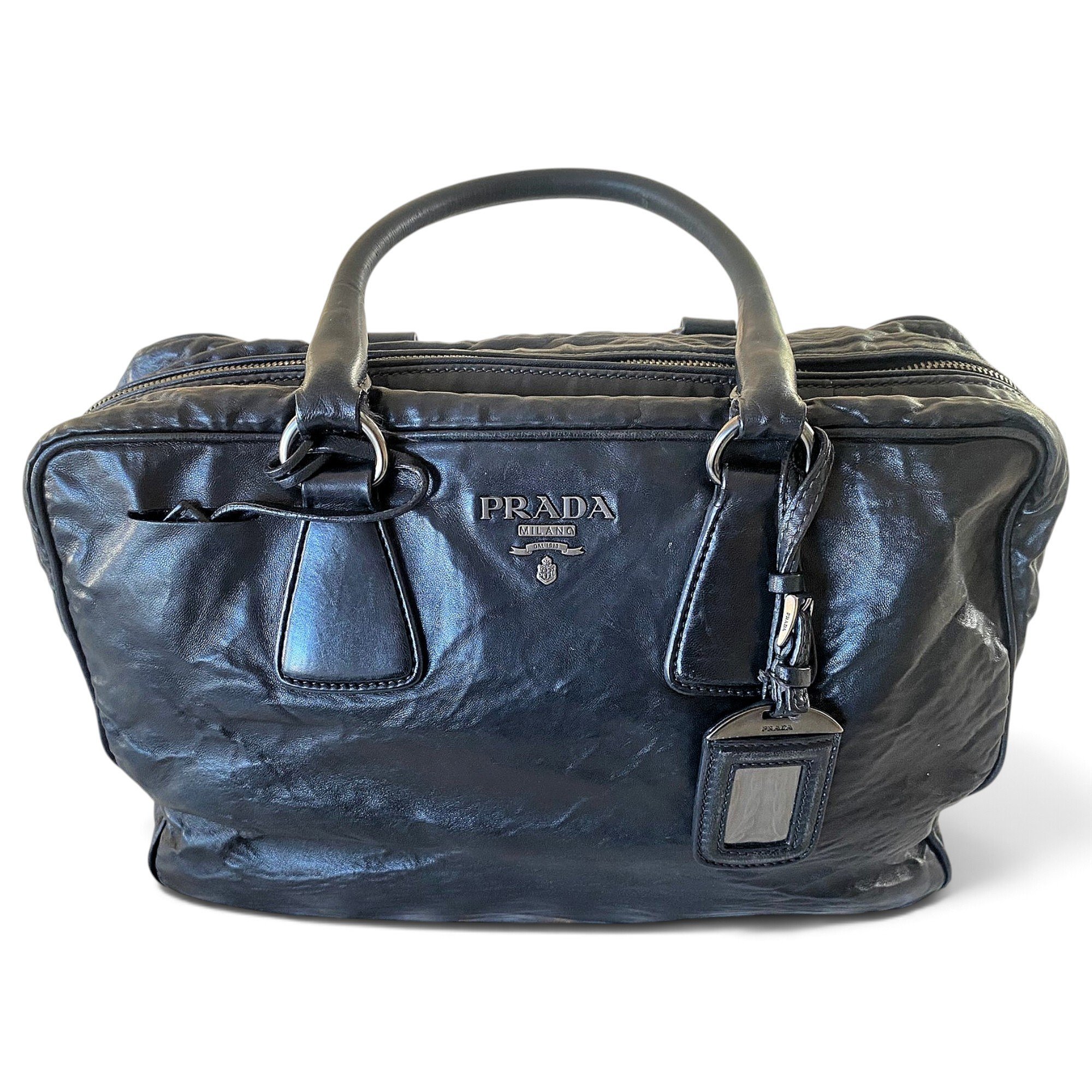 Leather handbag