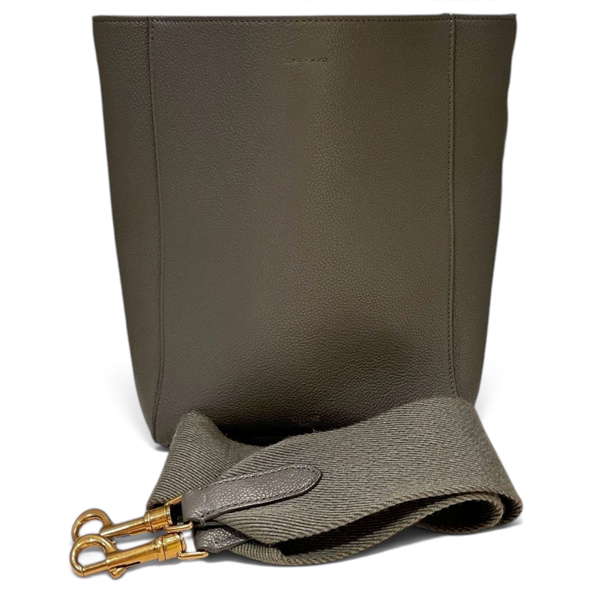 Seau Sangle leather handbag