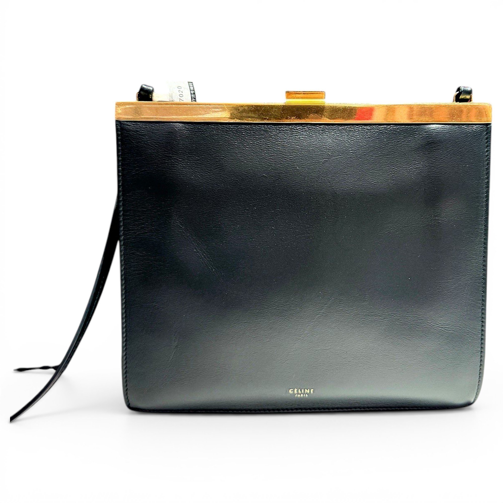 Celine Clasp leather handbag