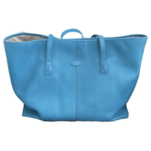 Shopping Media leather tote