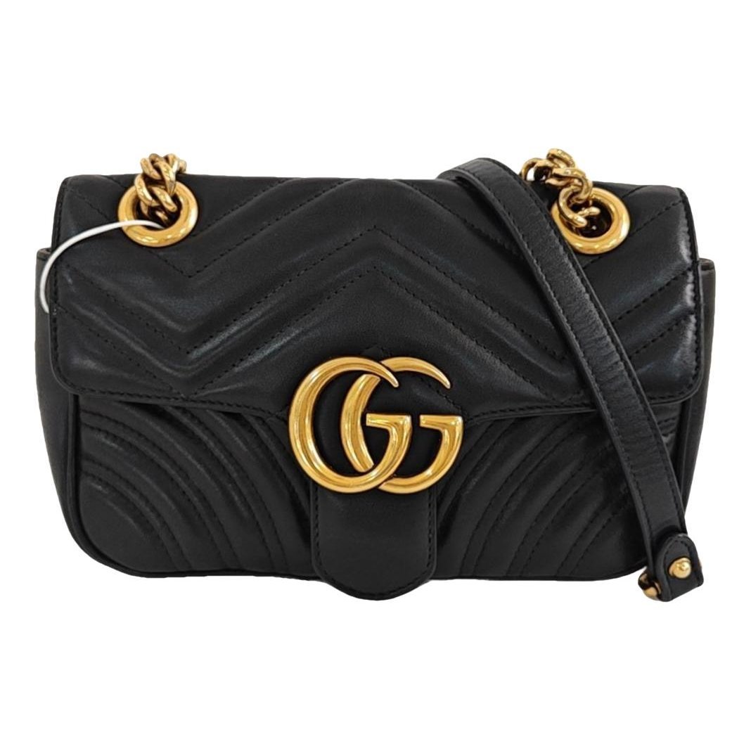 GG Marmont Flap leather handbag