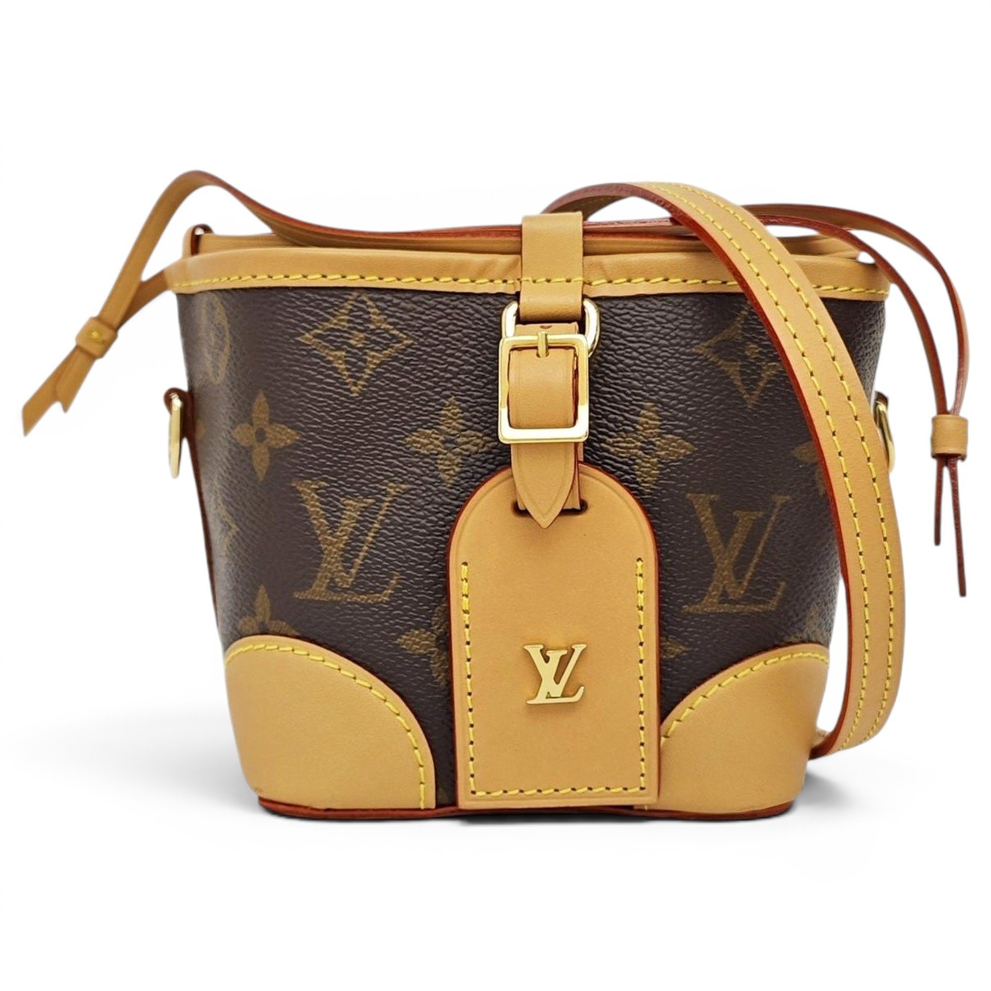 Nano Noé leather handbag