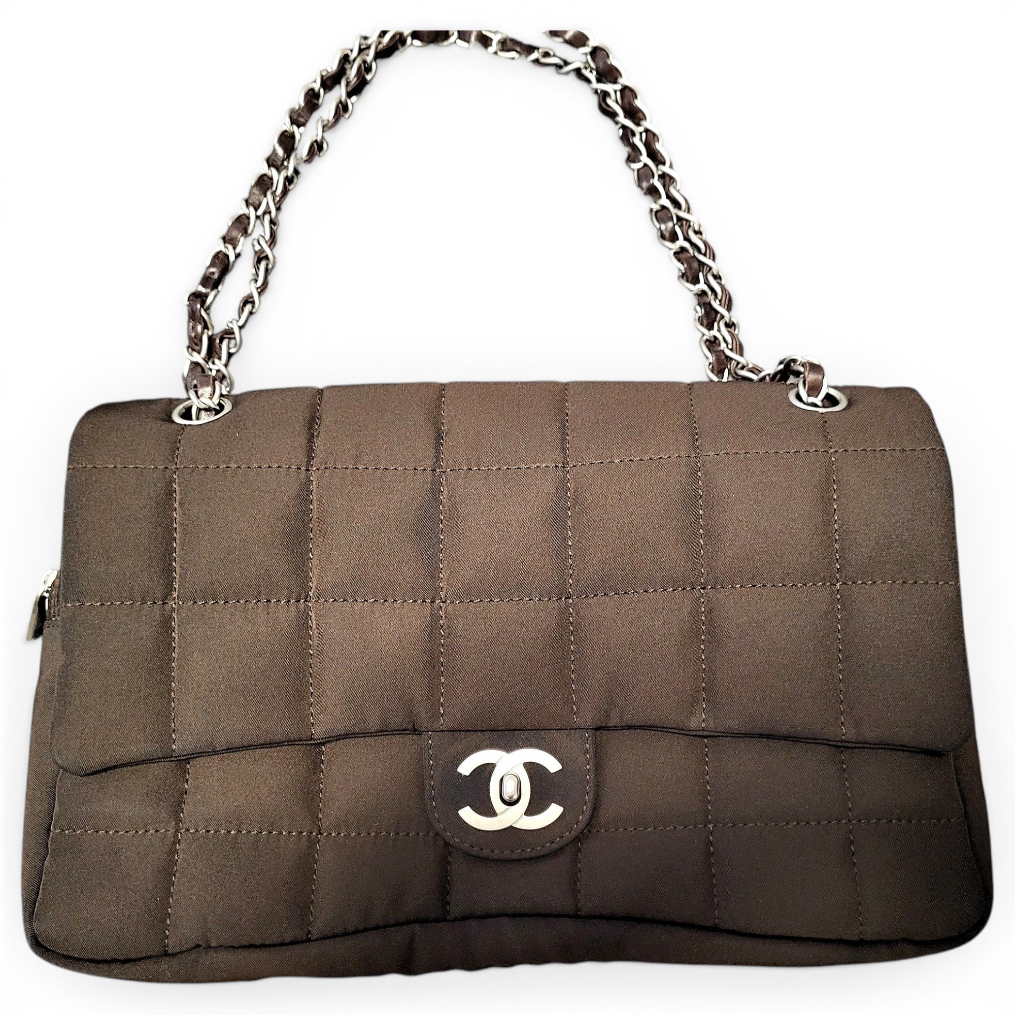 East West Chocolate Bar cloth handbag