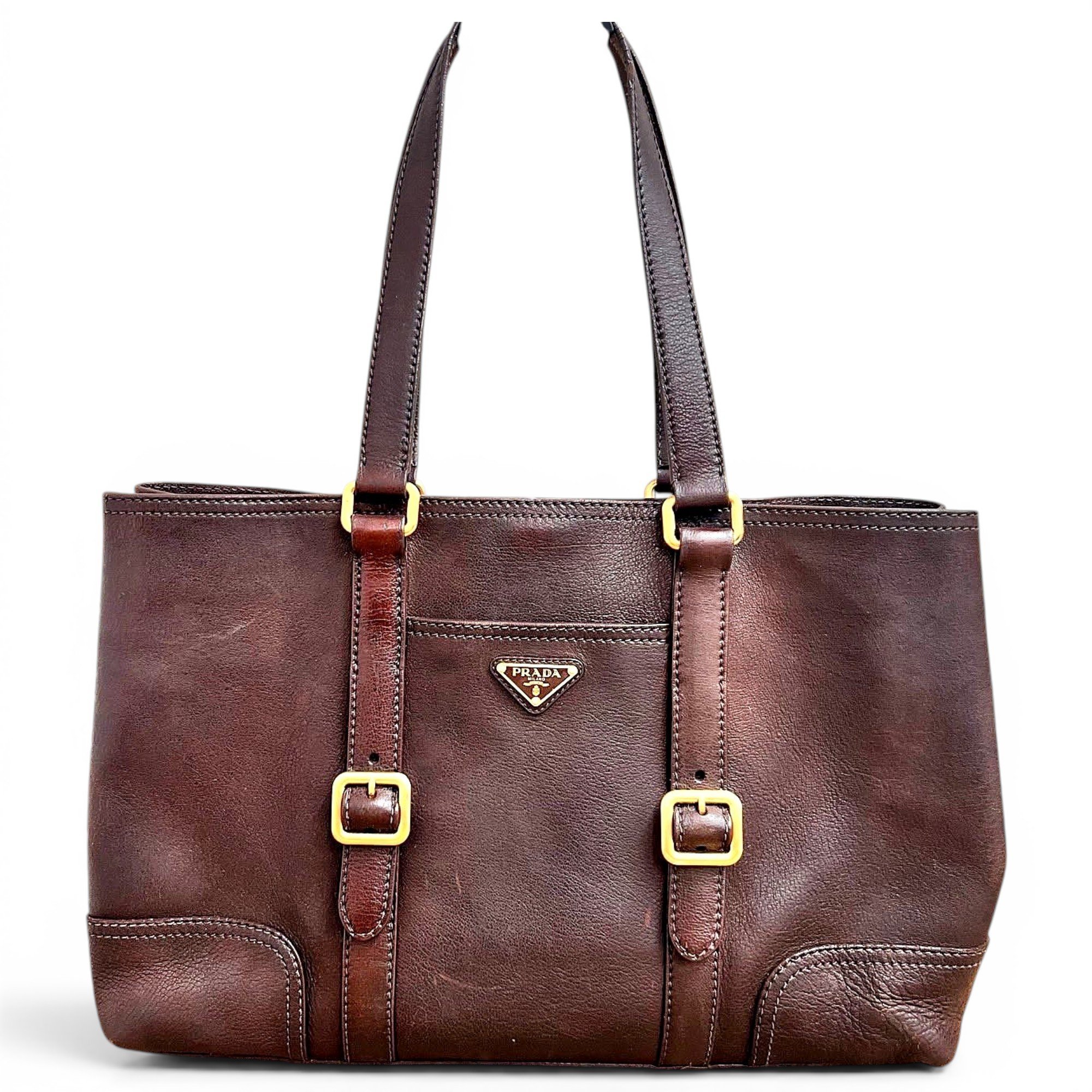 Leather handbag