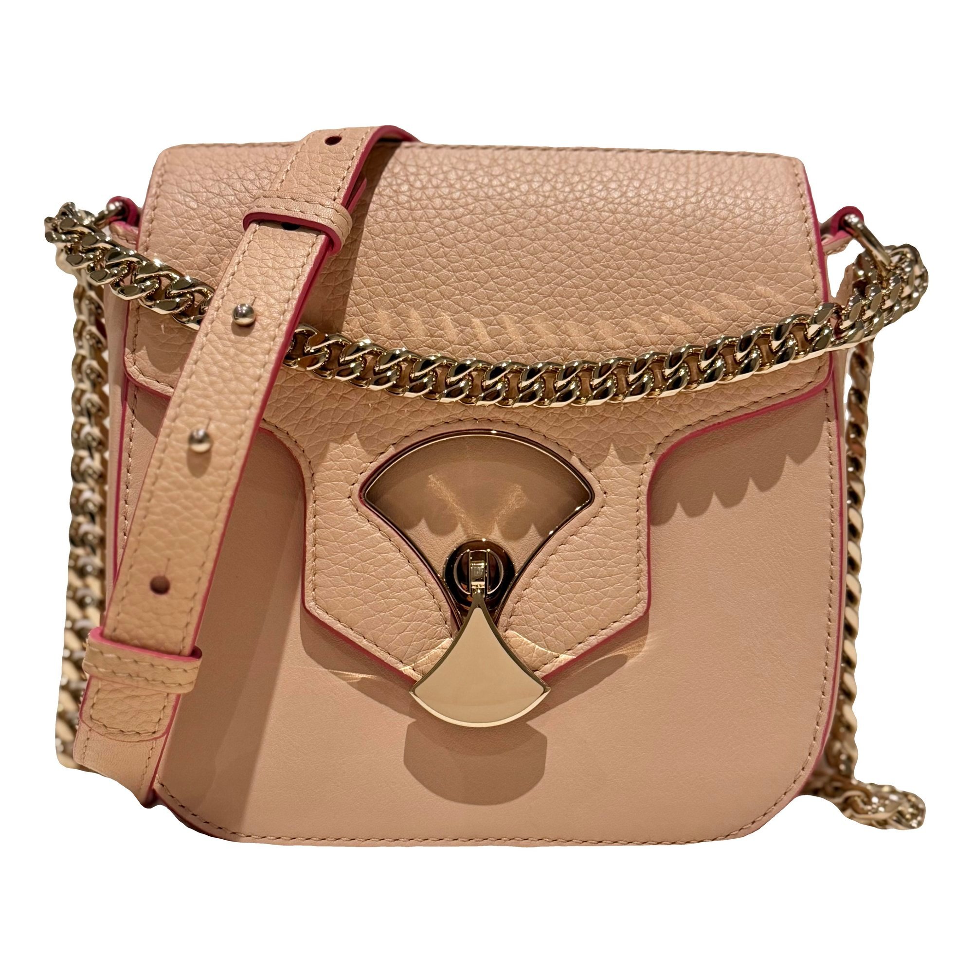 Bvlgari Serpenti leather clutch bag