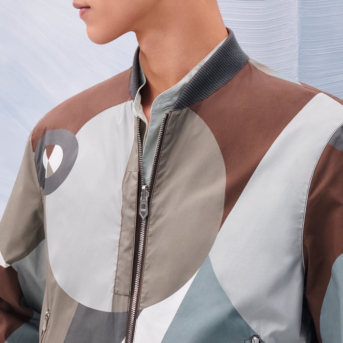 Chocolat "Le Theoreme d'Equithagore" Reversible Rib-trim Jacket