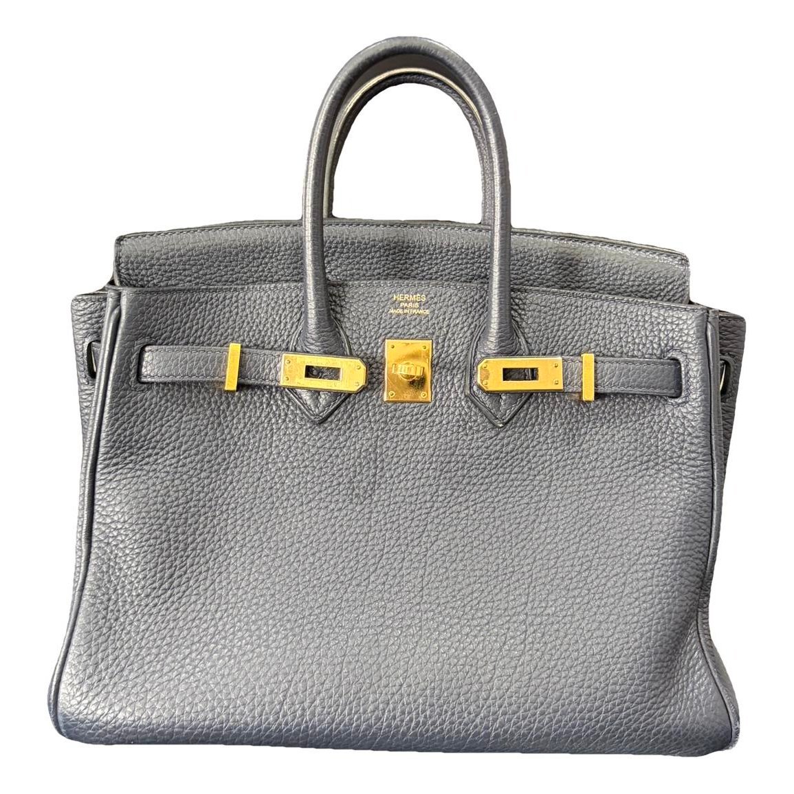 Birkin 25 leather handbag