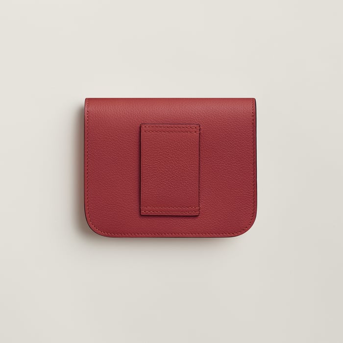Rouge Grenat Constance Slim Wallet