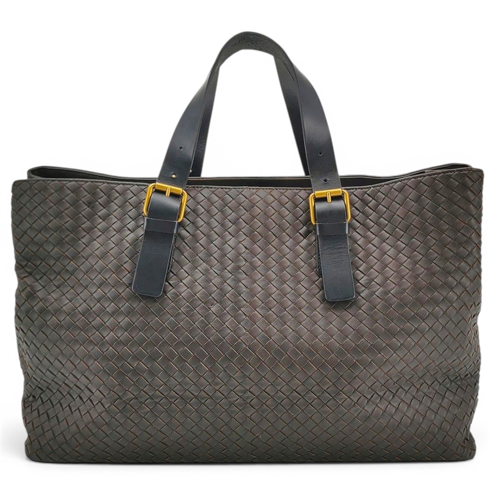 Leather tote